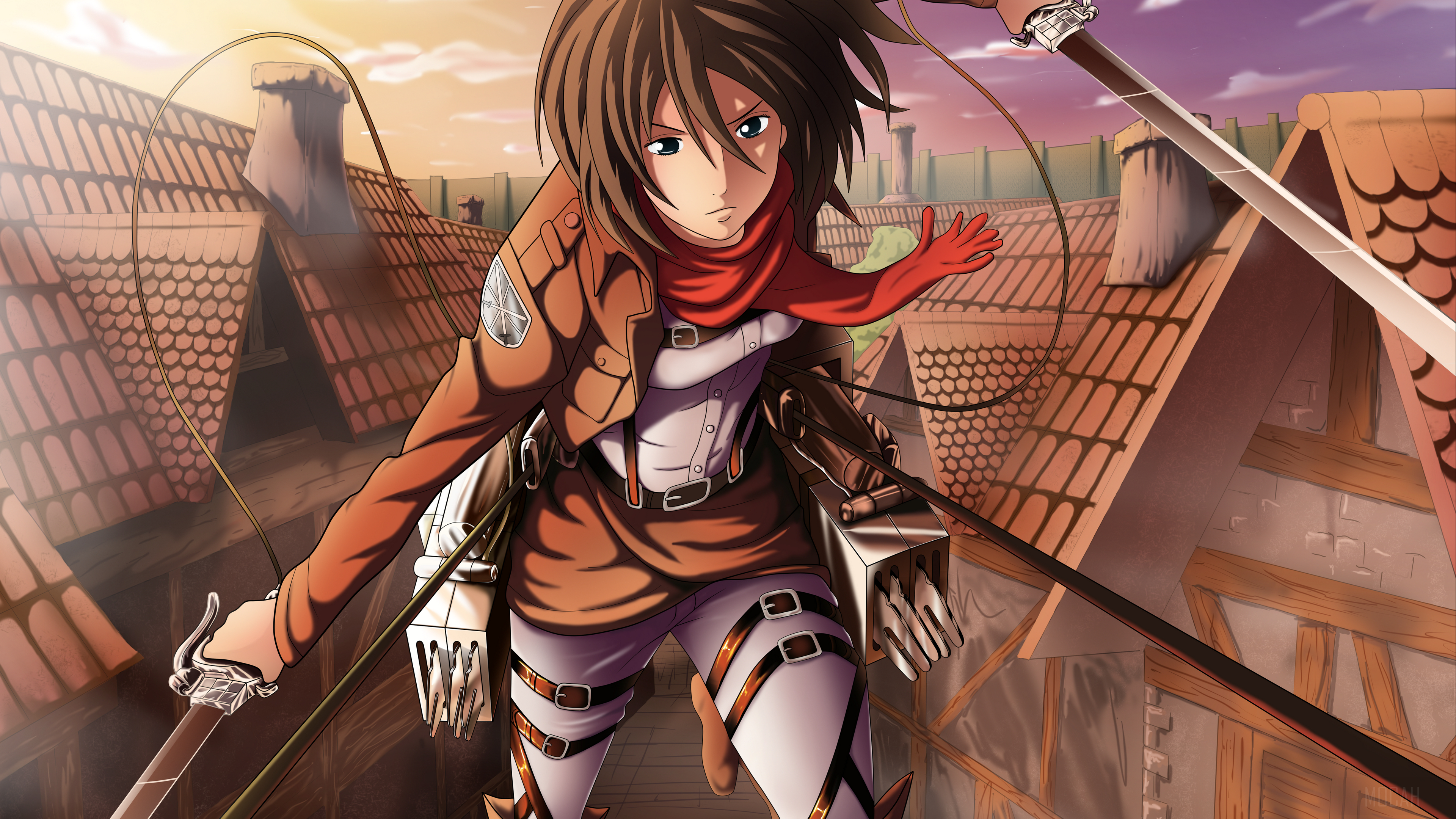 3840x2160 Mikasa Ackerman, Shingeki No Kyojin 4k wallpaper. Mocah HD Wallpaper, Desktop