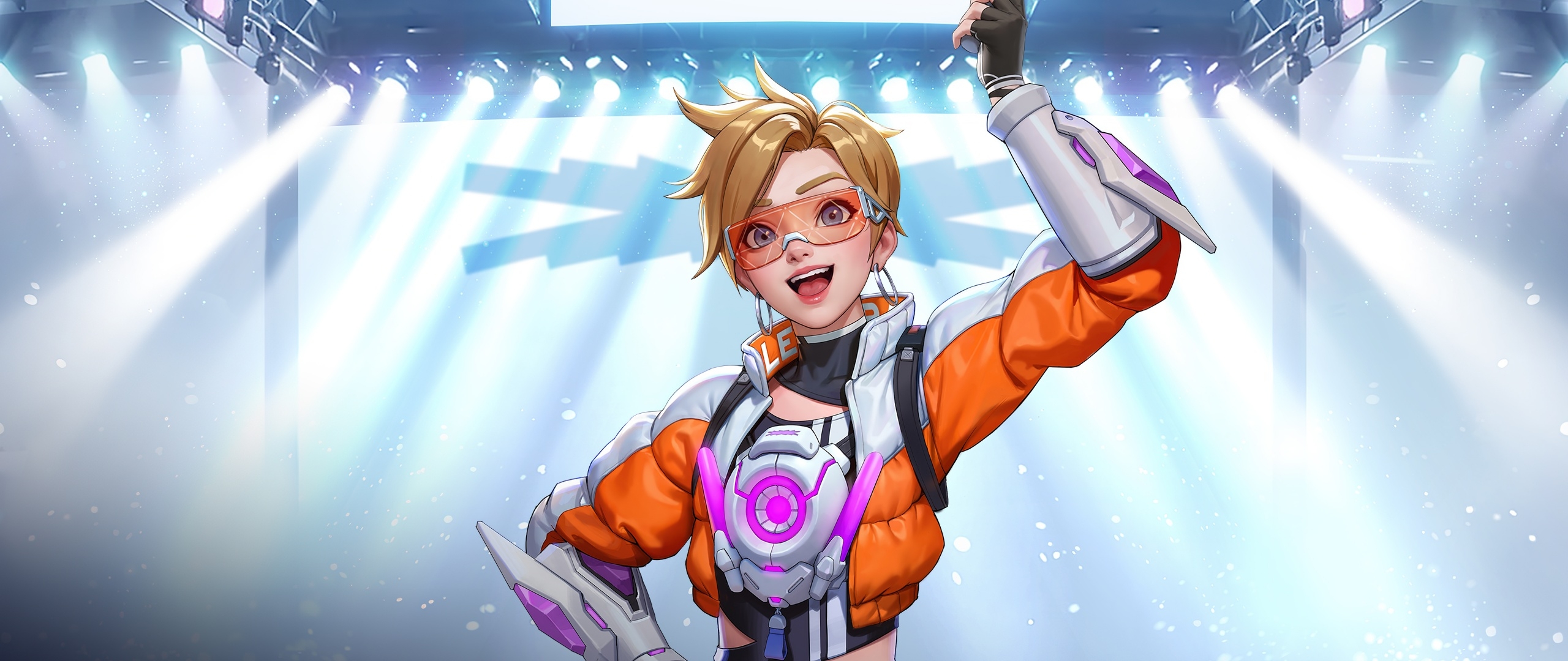 2560x1080 Tracer Le Sserafim Overwatch 2 Skin 5K, Dual Screen