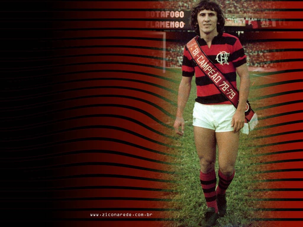 1030x770 Zico com Camisa do Flamengo Wallpaper, Desktop