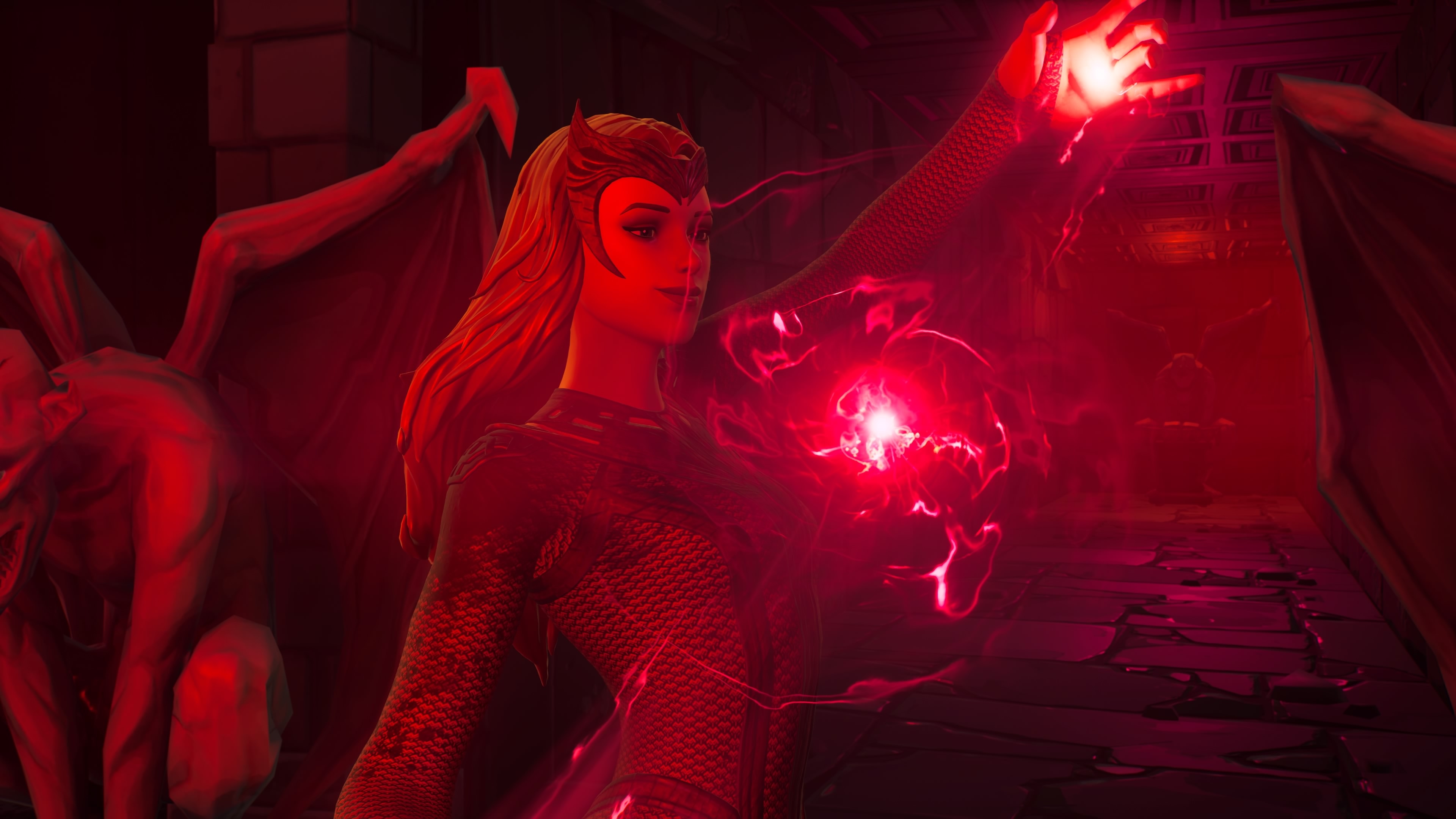 3840x2160 Scarlet Witch Fortnite wallpaper, Desktop