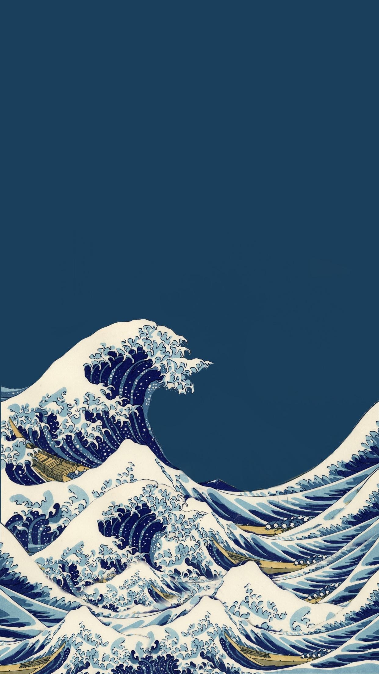 1250x2210 A Wallpaper I Made The Great Wave Off Kanagawa, Phone