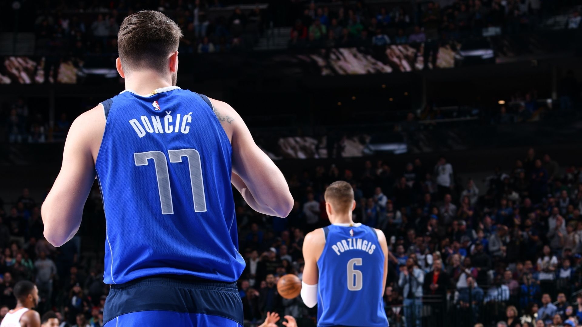 1920x1080 Luka Doncic and Kristaps Porzingis dominant in Dallas Mavericks win over Orlando Magic. NBA.com India. The official site of, Desktop