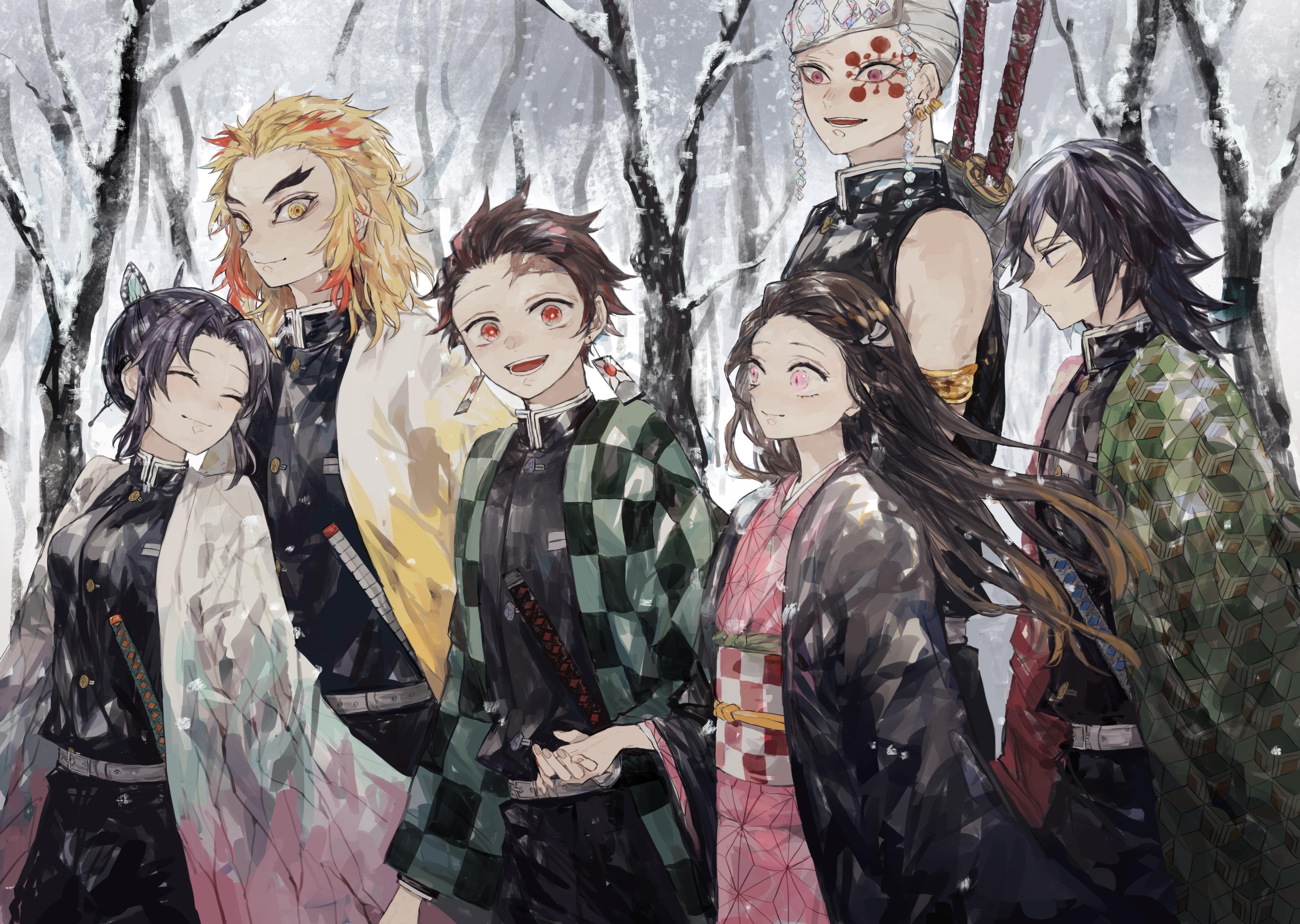 5100x3630 Anime Demon Slayer: Kimetsu no Yaiba 4k Ultra HD Wallpaper, Desktop