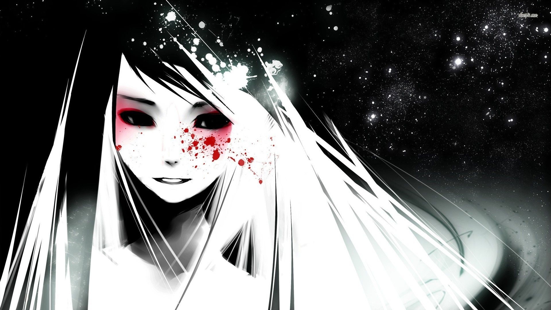 1920x1080 Dark Anime Girl Wallpaper, Desktop