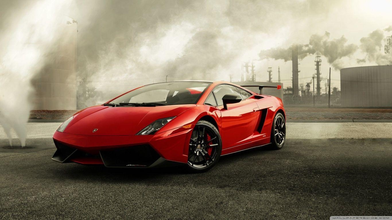 1370x770 Red Lamborghini Gallardo HD desktop wallpaper, High Definition, Desktop