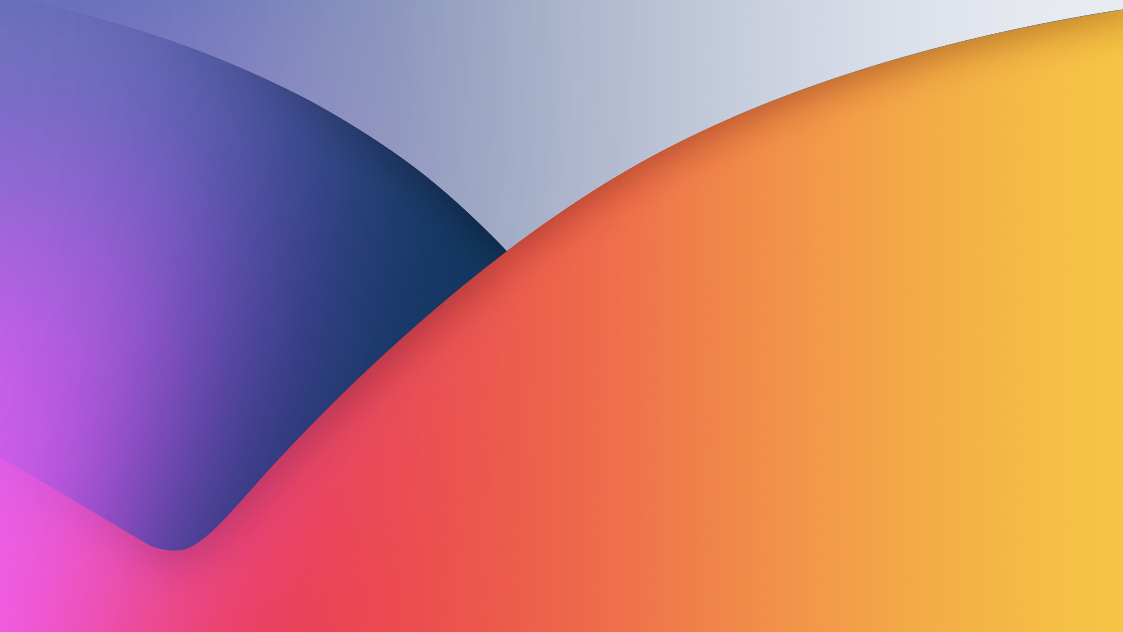 3840x2160 Ios 14 Stock Blue And Orange 4K HD Abstract Wallpaper, Desktop