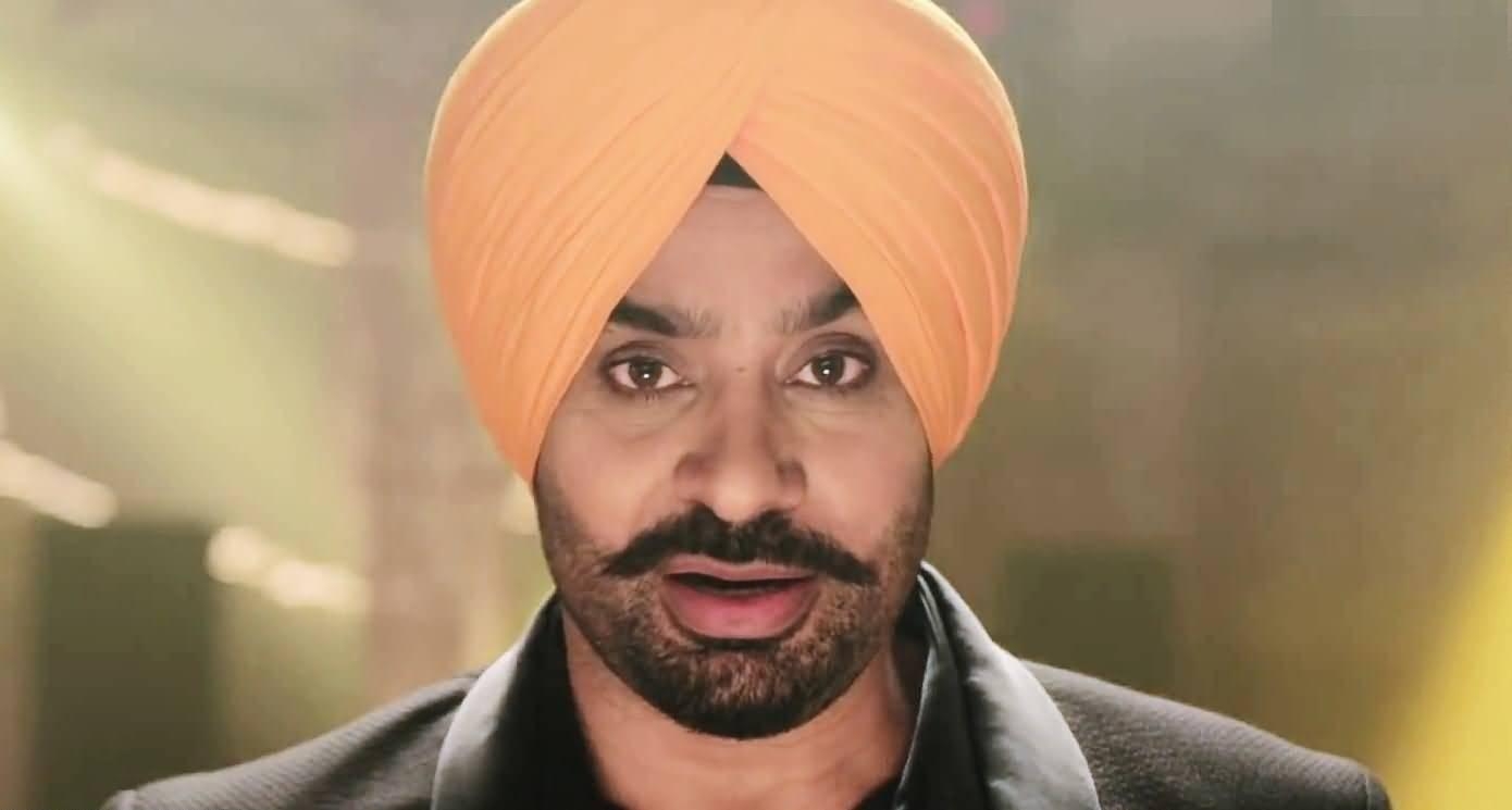 1390x750 Babbu Maan Orange Turban Wallpaper Face Photo, Desktop