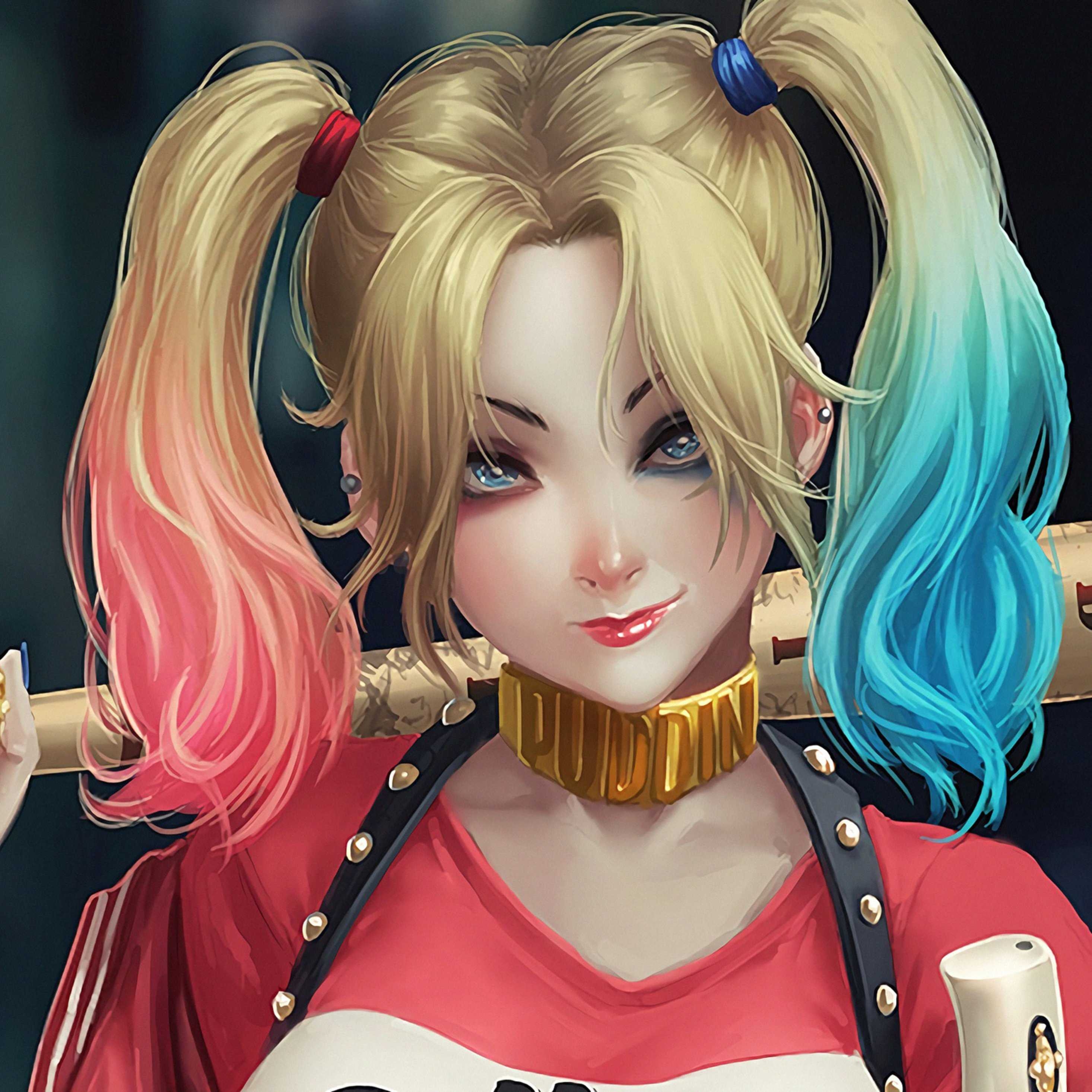 2940x2940 Harley Quinn Anime HD Wallpaper (), Phone