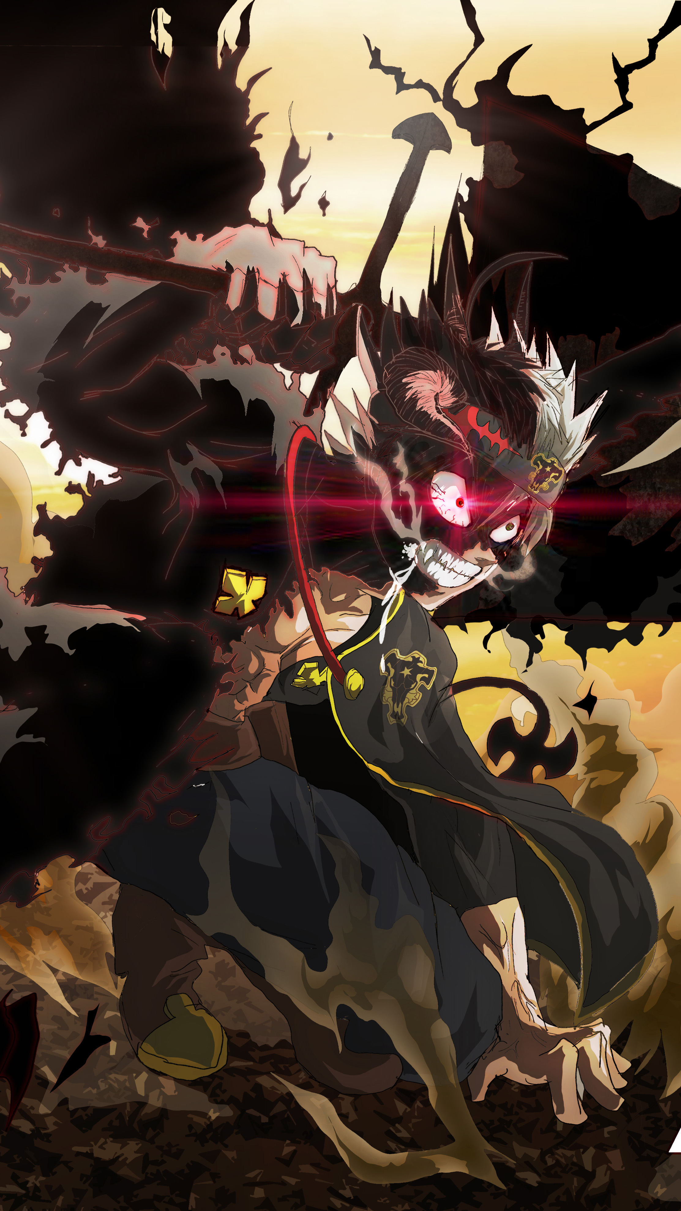 2230x3960 Asta (Black Clover) Anime Image Board, Phone