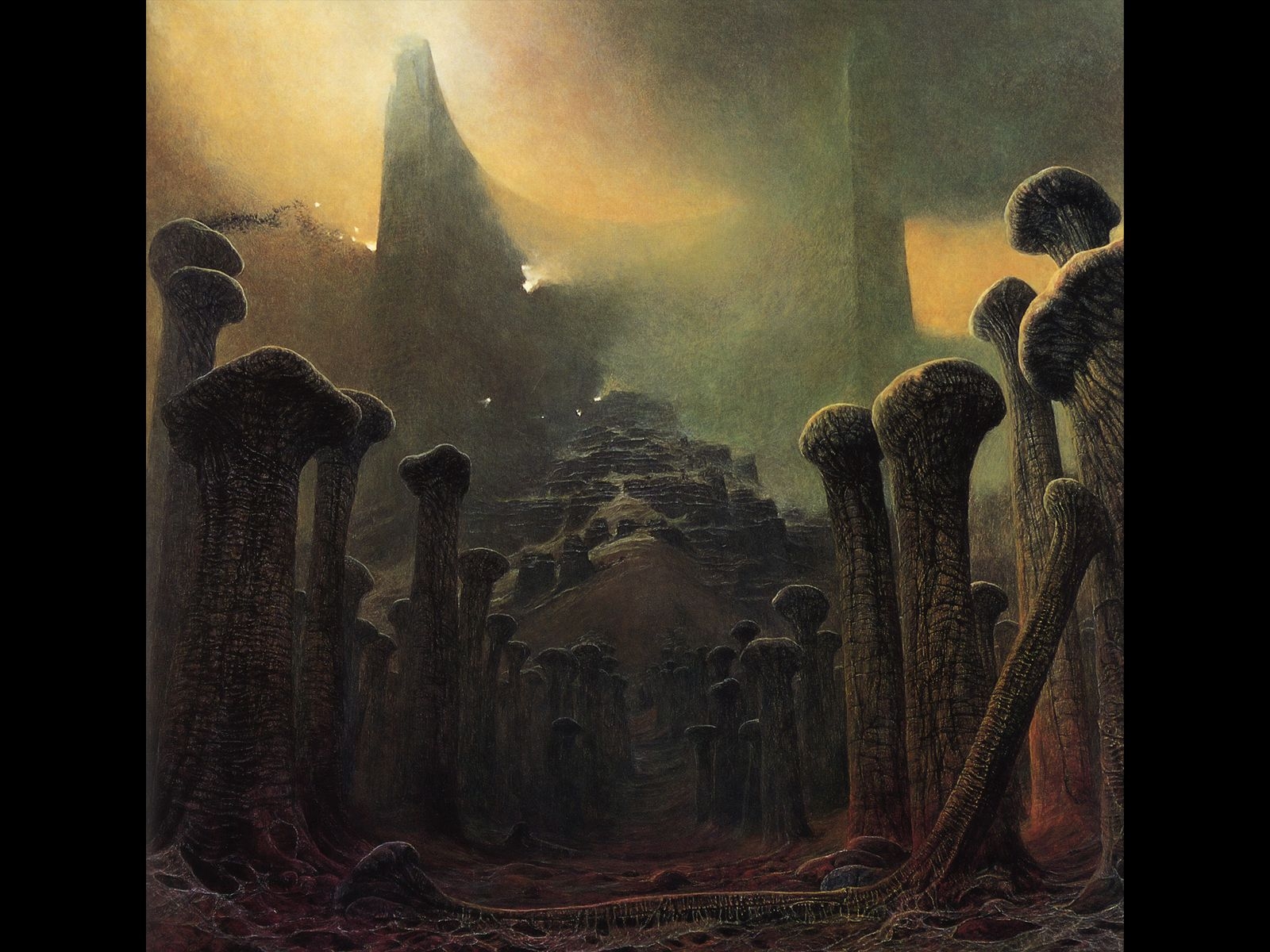 1600x1200 Gothic / Dark Art: Zdzislaw Beksinski, picture nr. 50432, Desktop