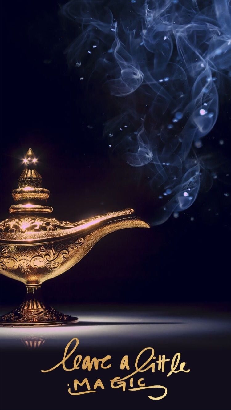 750x1340 Leave a little magic. (Tia) iPhone 6 wallpaper background. #genie #lamp # aladdin #ouat #ouatiw. Fond d'écran téléphone, Fond d'écran iphone été, Lampe de génie, Phone