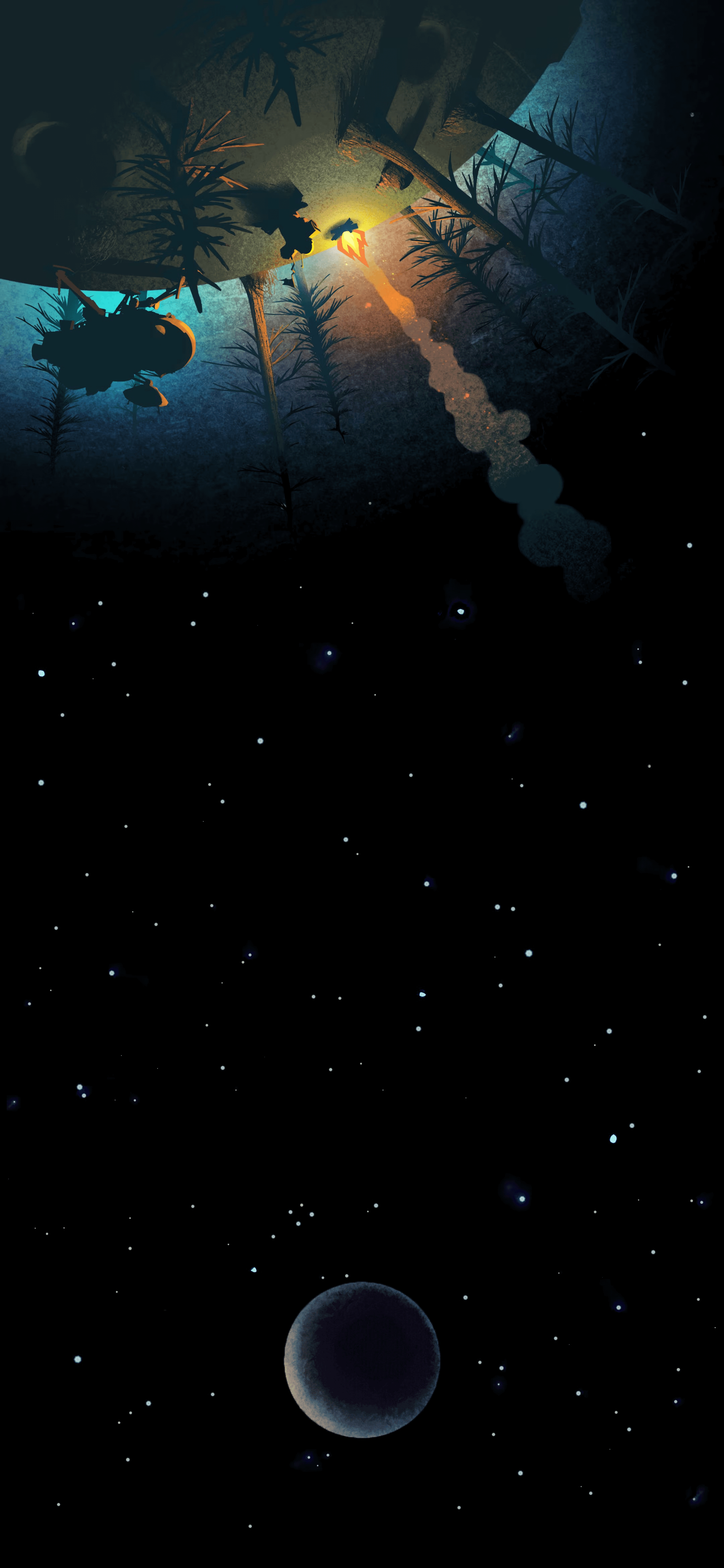 2160x4680 Quantum smartphone wallpaper, Phone
