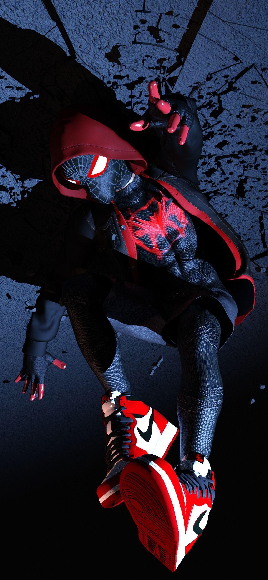 1130x2440 Spiderman Miles Morales 4k iPhone XS, iPhone 10, Phone