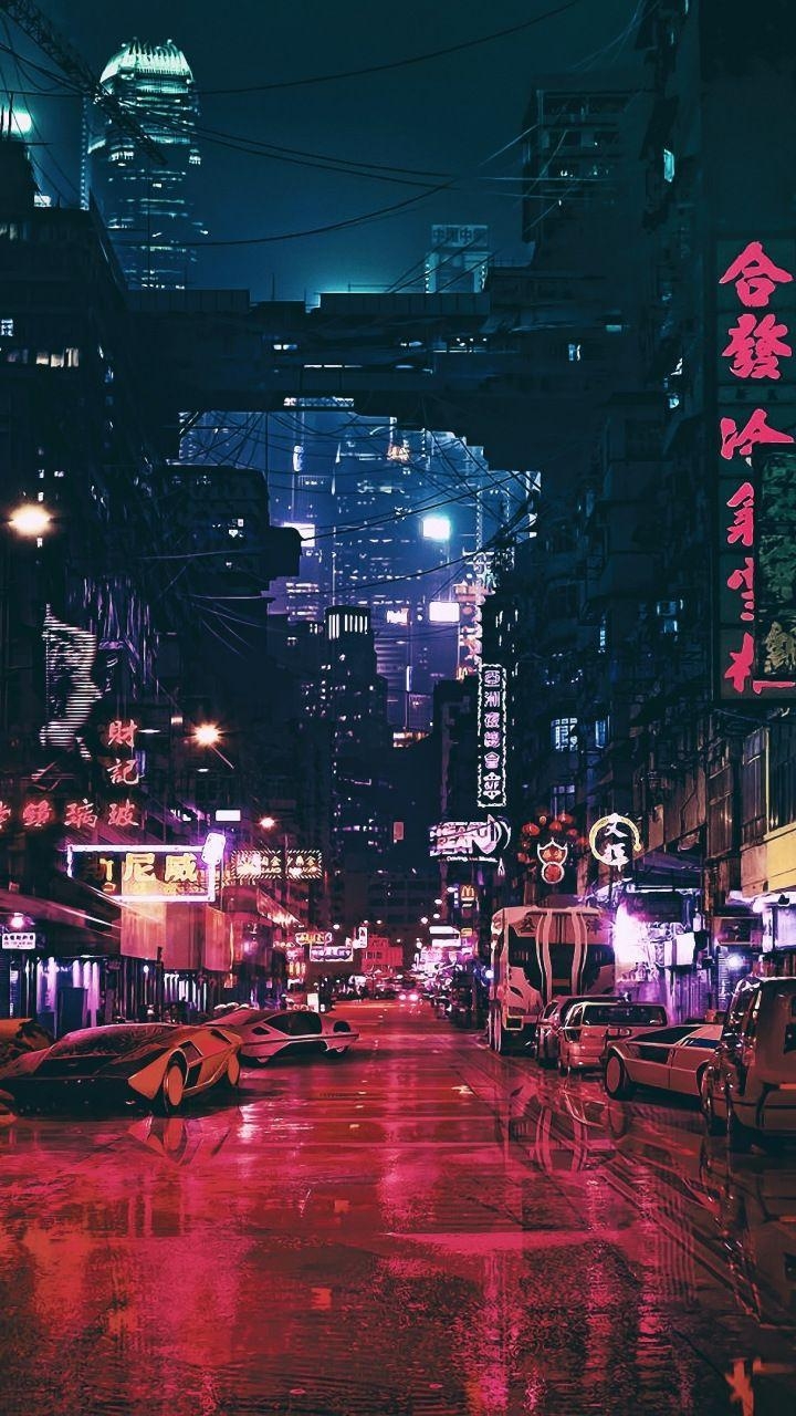 720x1280 Ghost in the shell, city, movie,  wallpaper. Futuristic, Phone