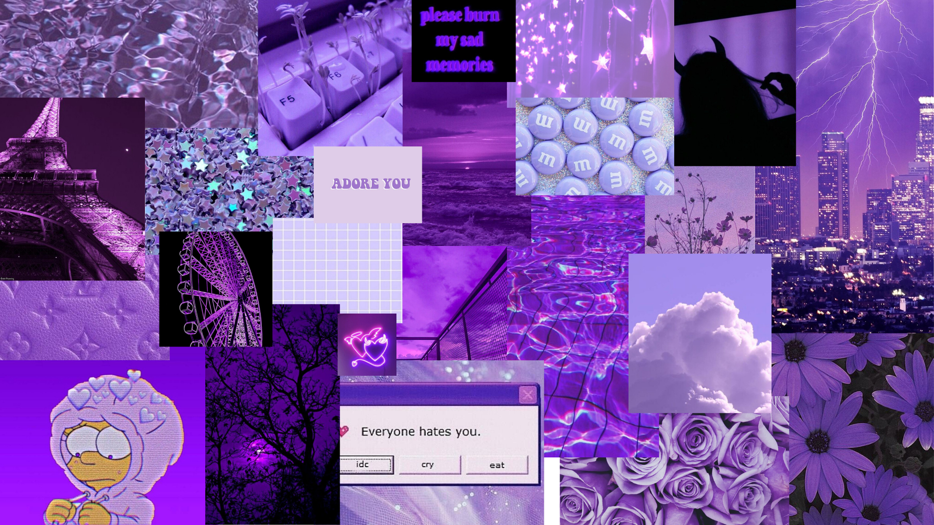 1920x1080 Sad Purple Aesthetic Desktop Wallpaper Free Sad Purple Aesthetic Desktop Background, Desktop