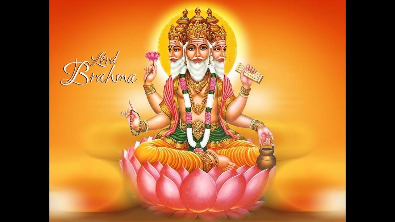 1280x720 Morning Wishes With God Brahma, Vishnu And Mahesh Nice Image Pics, Desktop