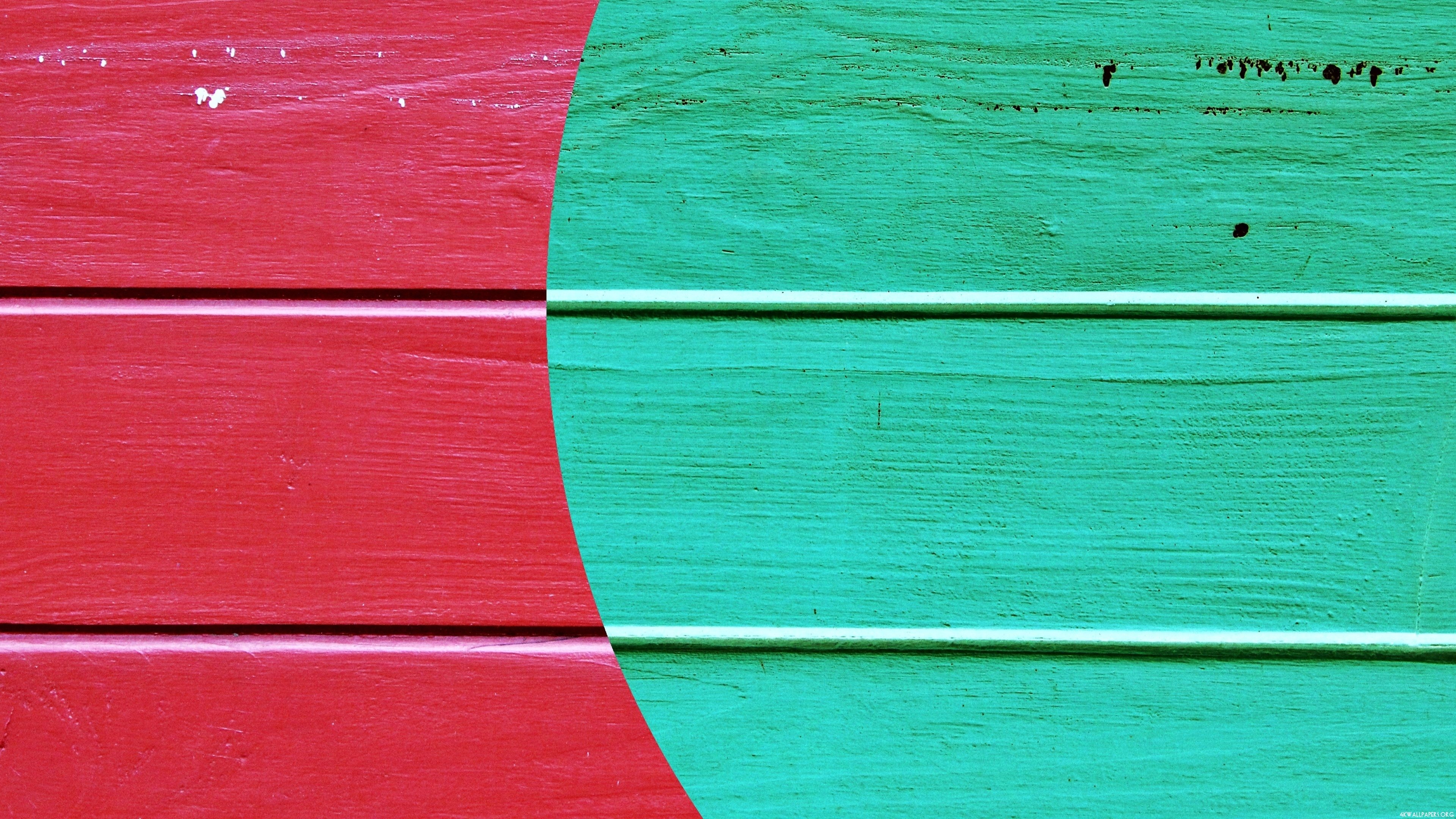 3840x2160 4K Red Green Wood Wallpaper, Desktop