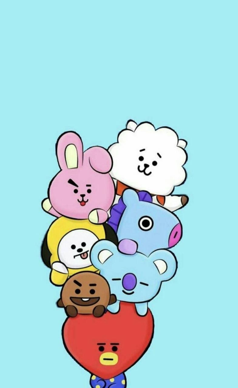 790x1280 bts BT21 Wallpaper, Phone