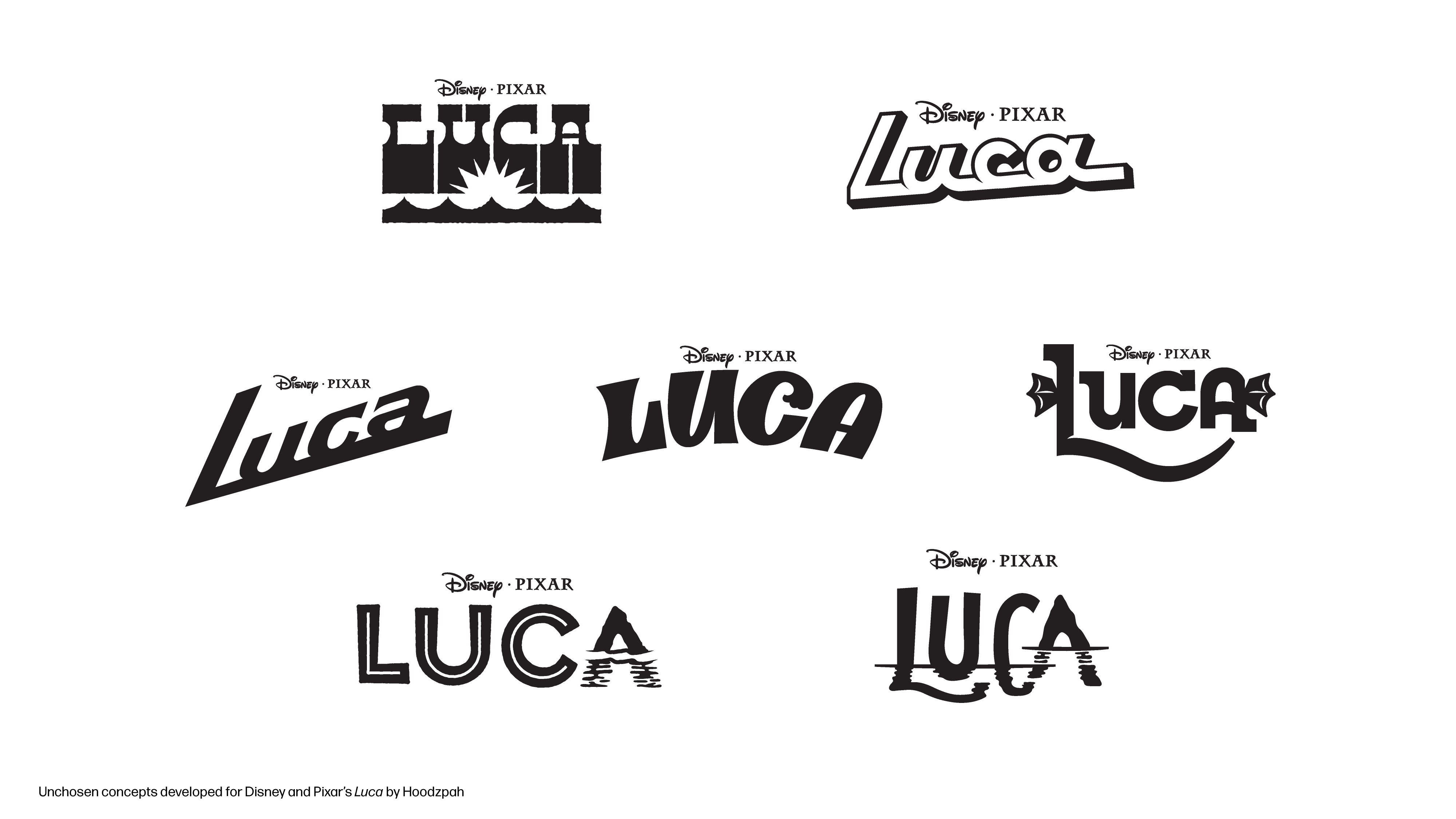 4000x2260 Title Treatment Concepts for Disney and Pixar's Luca % %, Desktop