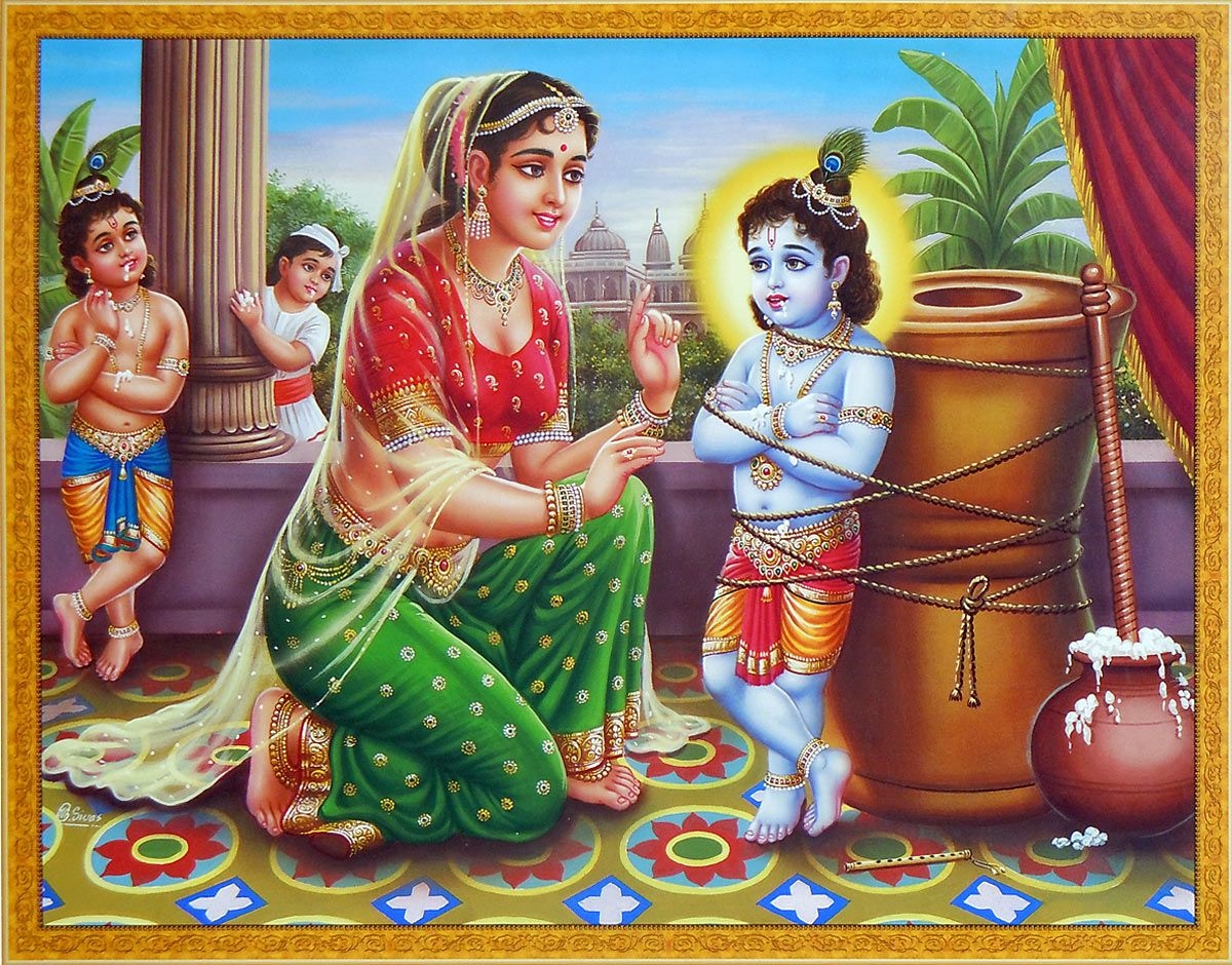 1200x940 Yashoda with Krishna, Desktop