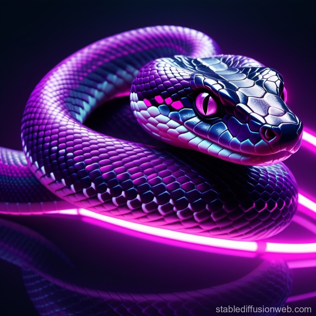 1030x1030 Cute Snake Illustration. Stable, Phone