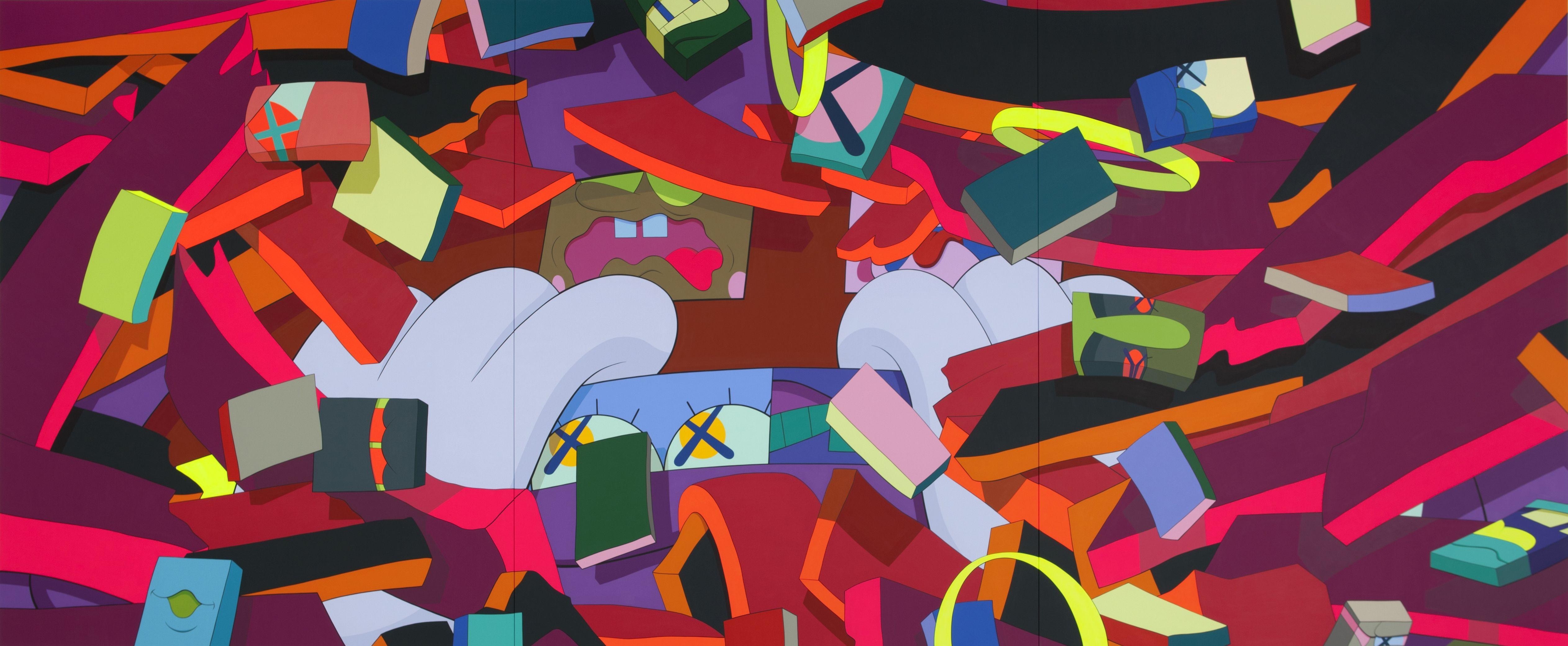 5060x2090 Kaws Wallpaper Free Kaws Background, Dual Screen