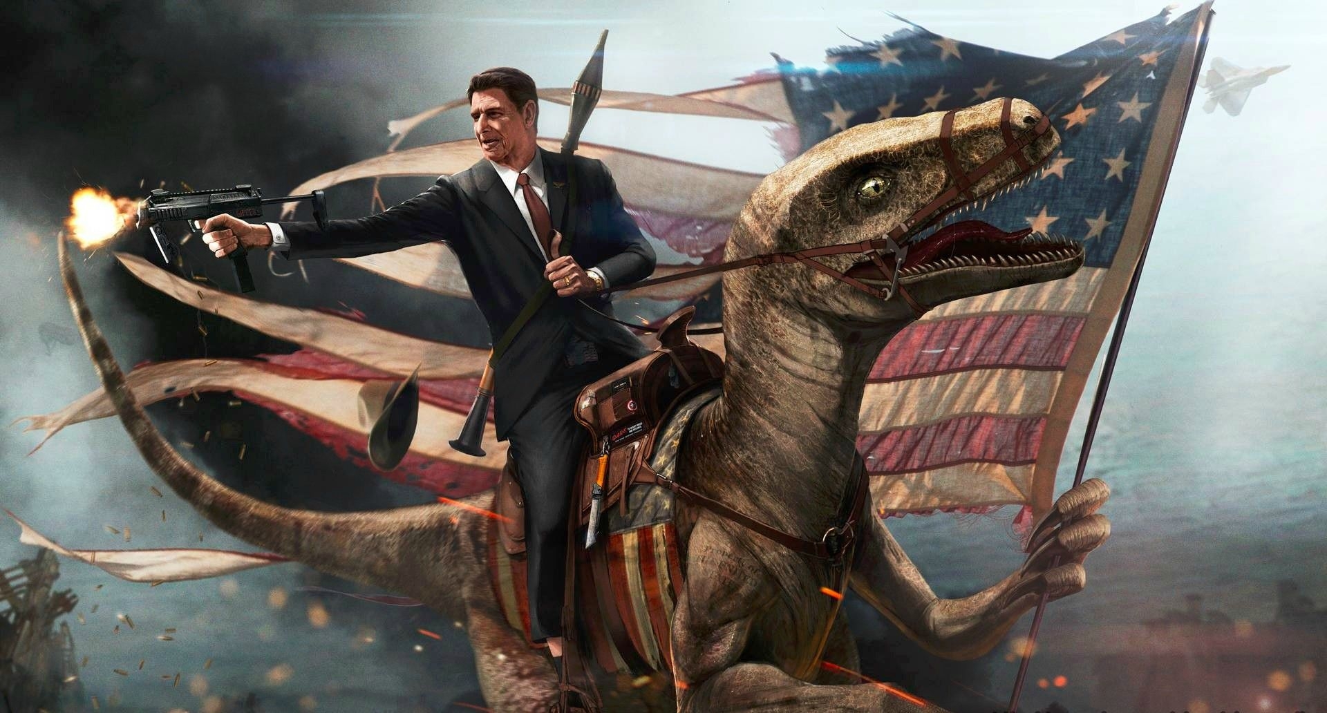 1920x1040 Searching through patriotic wallpaper and came across this gem. 'Merica, Desktop