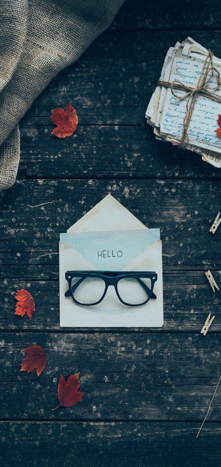 720x1520 Envelope Letters Glasses Wallpaper - [], Phone