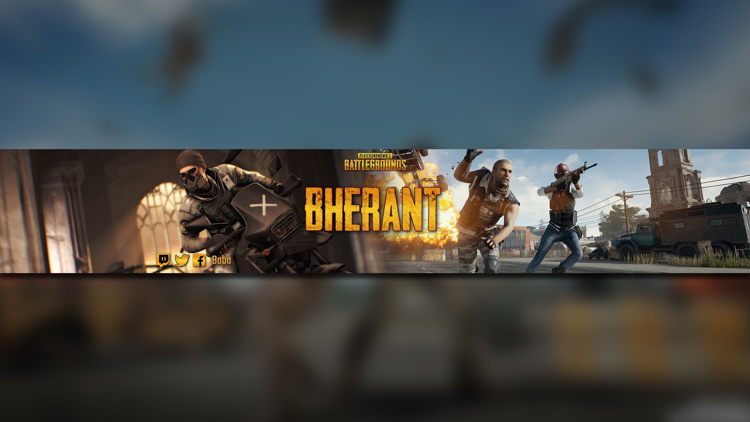 2560x1440 Create a youtube banner game of PUBG cool. Youtube banners, Youtube banner , Download cute wallpaper, Desktop