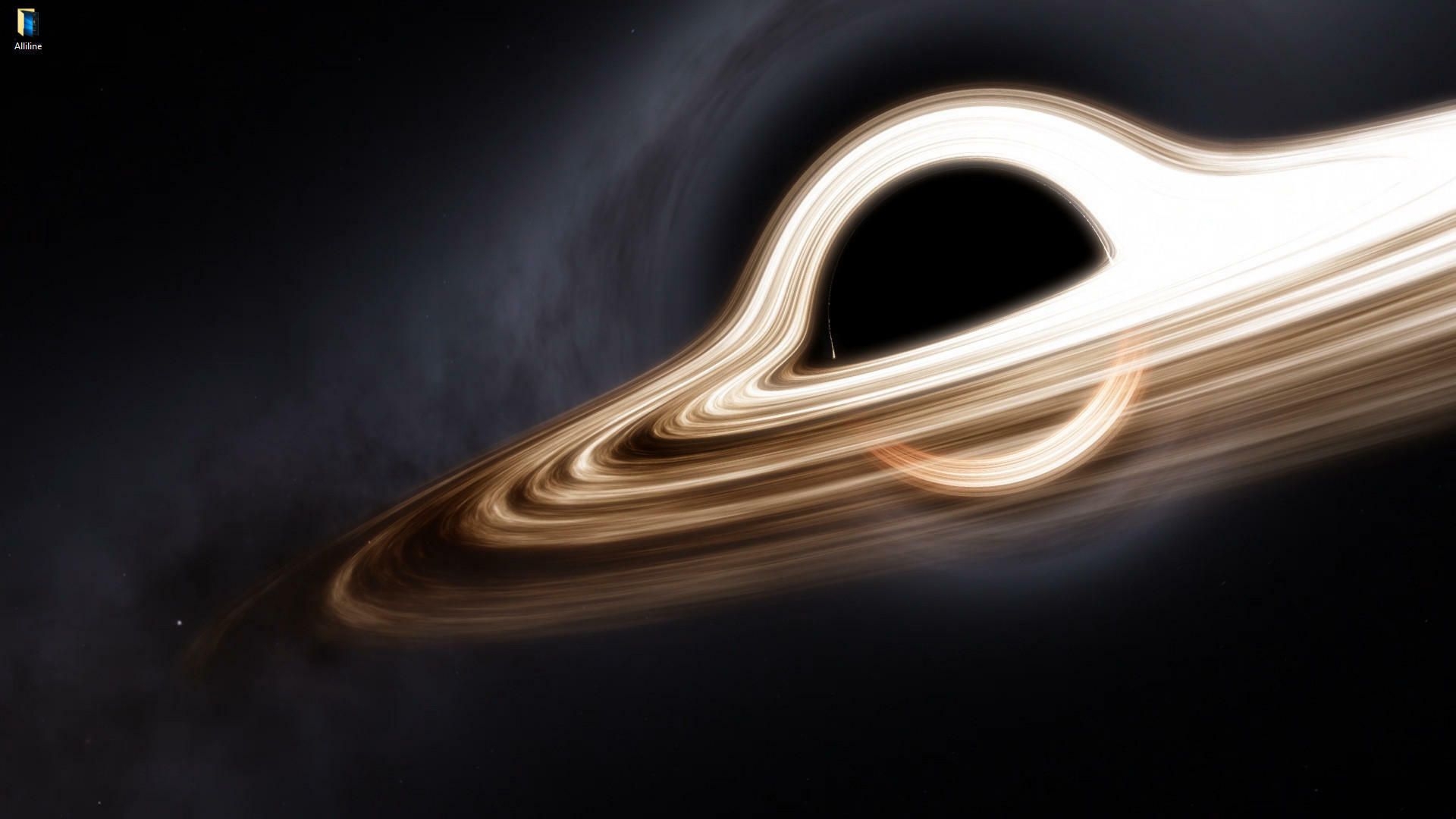 1920x1080 The black hole Gargantua live wallpaper [DOWNLOAD FREE], Desktop