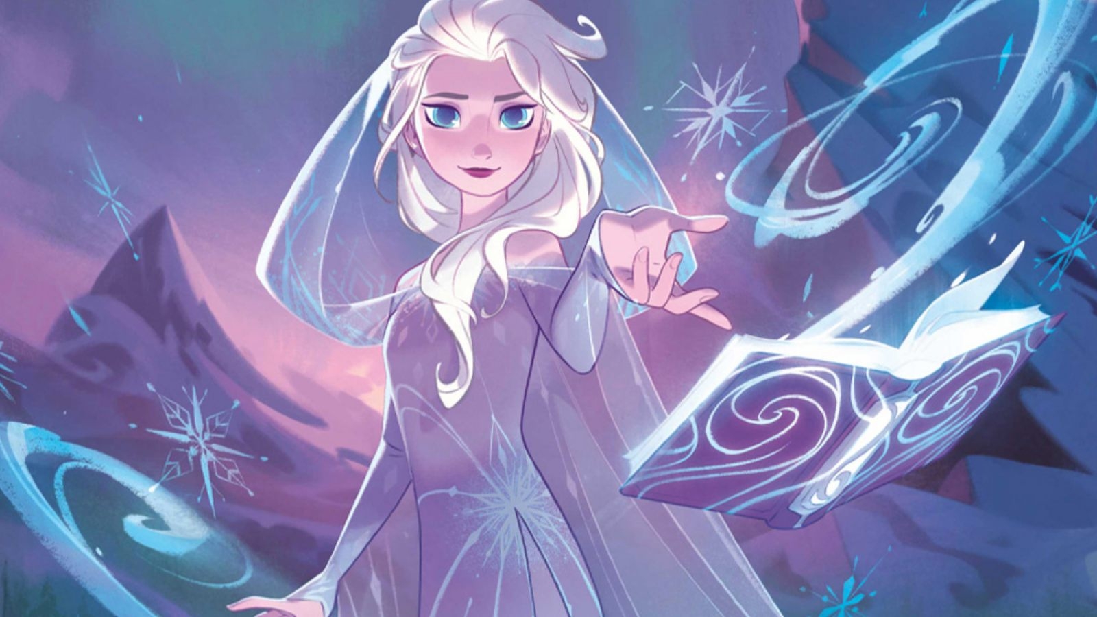 1600x900 Disney Lorcana Frozen card featuring, Desktop