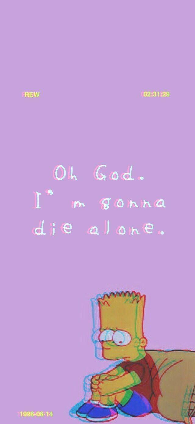 640x1390 Sad Bart Simpson Wallpaper Free Sad Bart Simpson, Phone