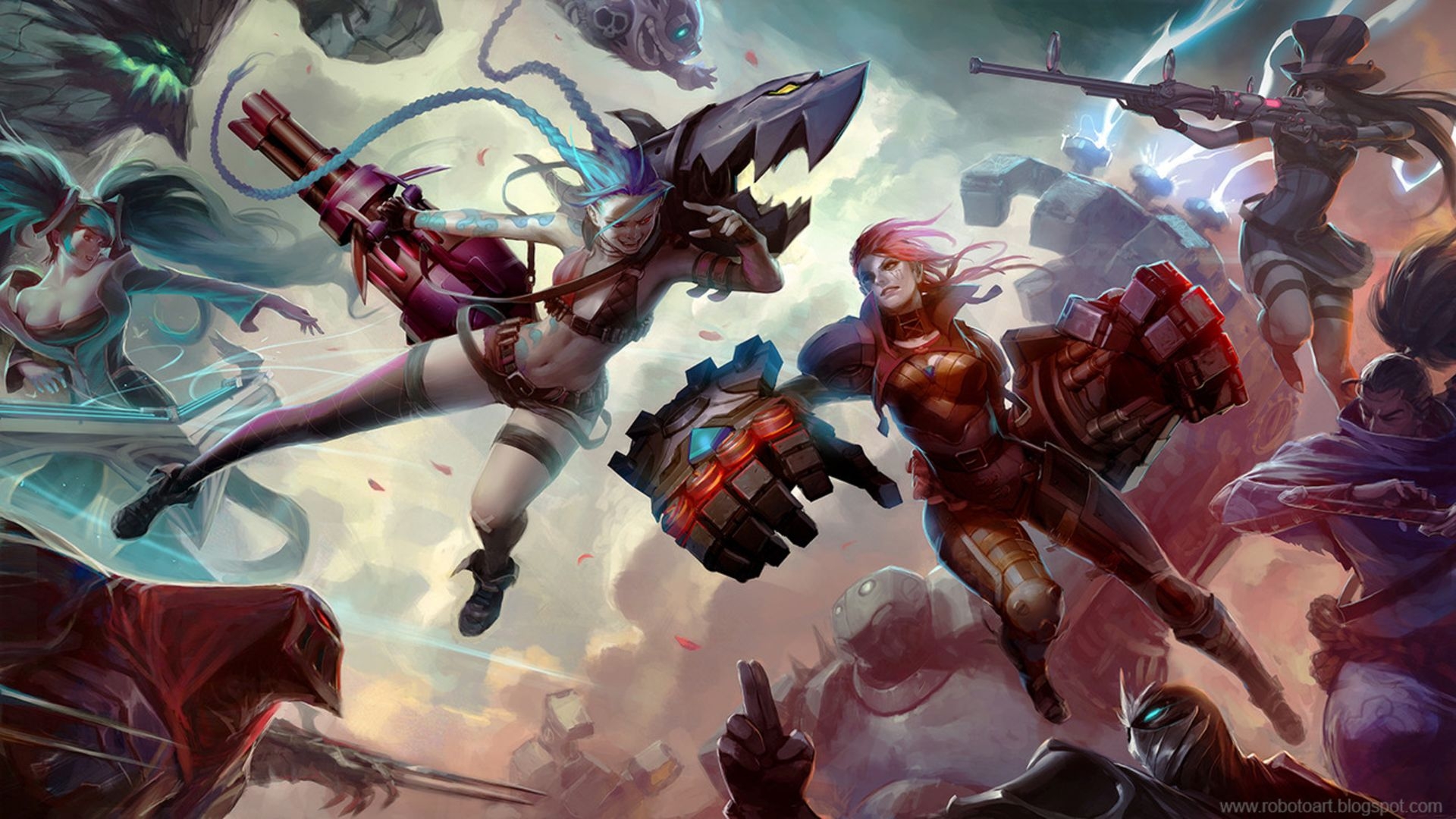 1920x1080 Download Jinx League Of Legends, Desktop