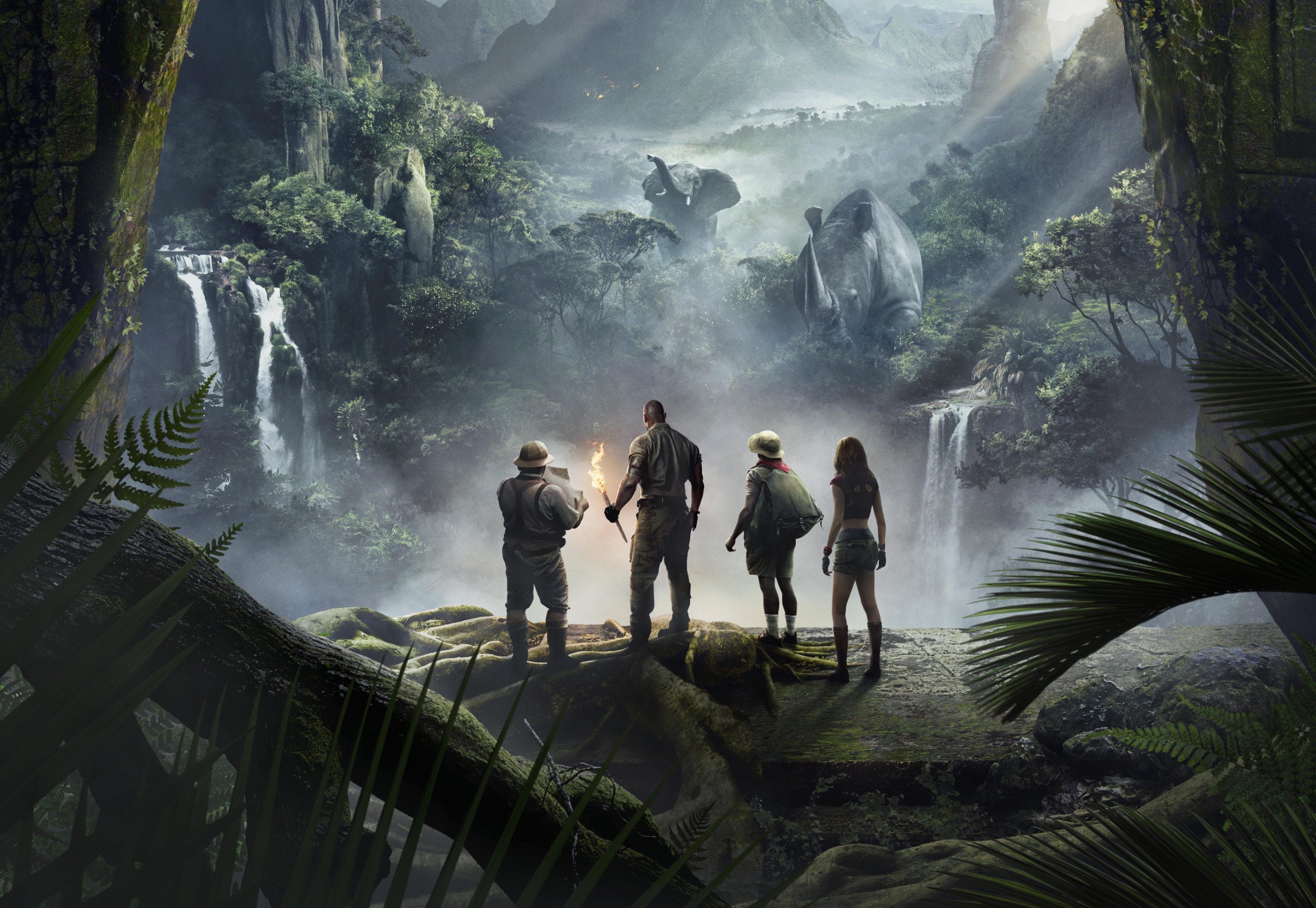 3450x2380 Wallpaper / jumanji welcome to the jungle, 2017 movies, movies, hd, 4k, 5k, 8k, dwayne johnson, Desktop