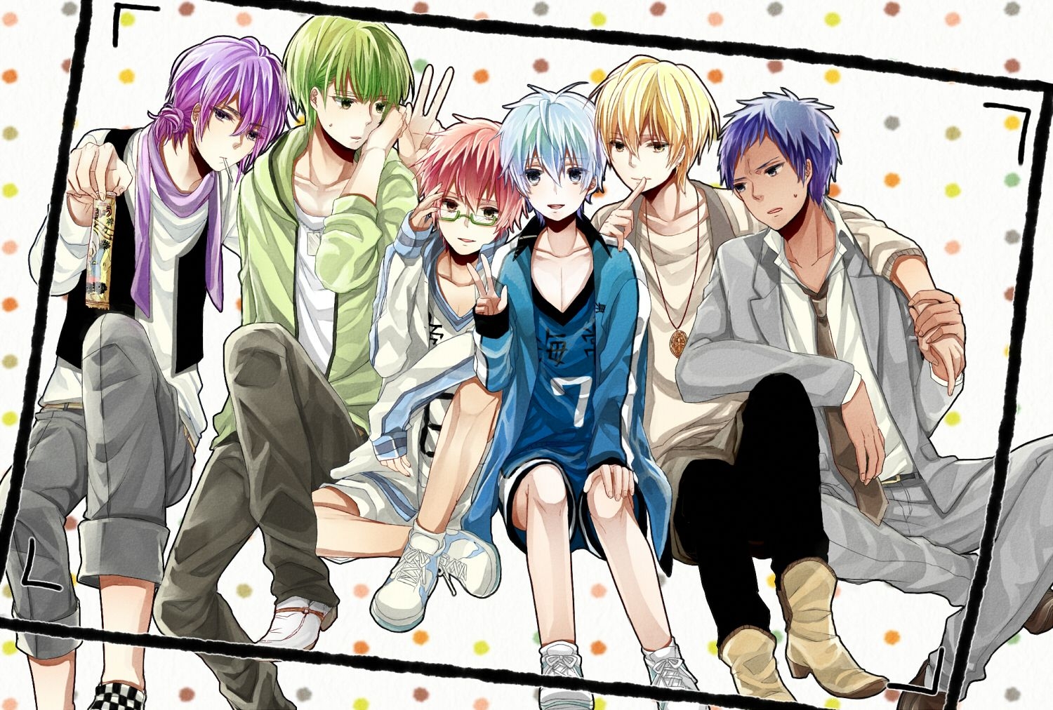 1500x1020 Kiseki no Sedai of Miracles (Kuroko no Basuke) Photo, Desktop