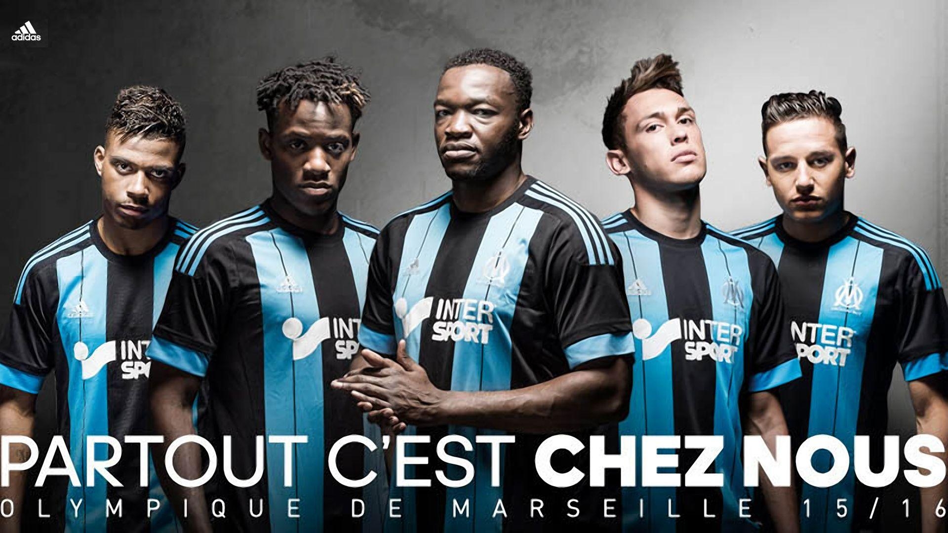 1920x1080 Olympique Marseille 2015 2016 Adidas Away Jersey Wallpaper Free, Desktop