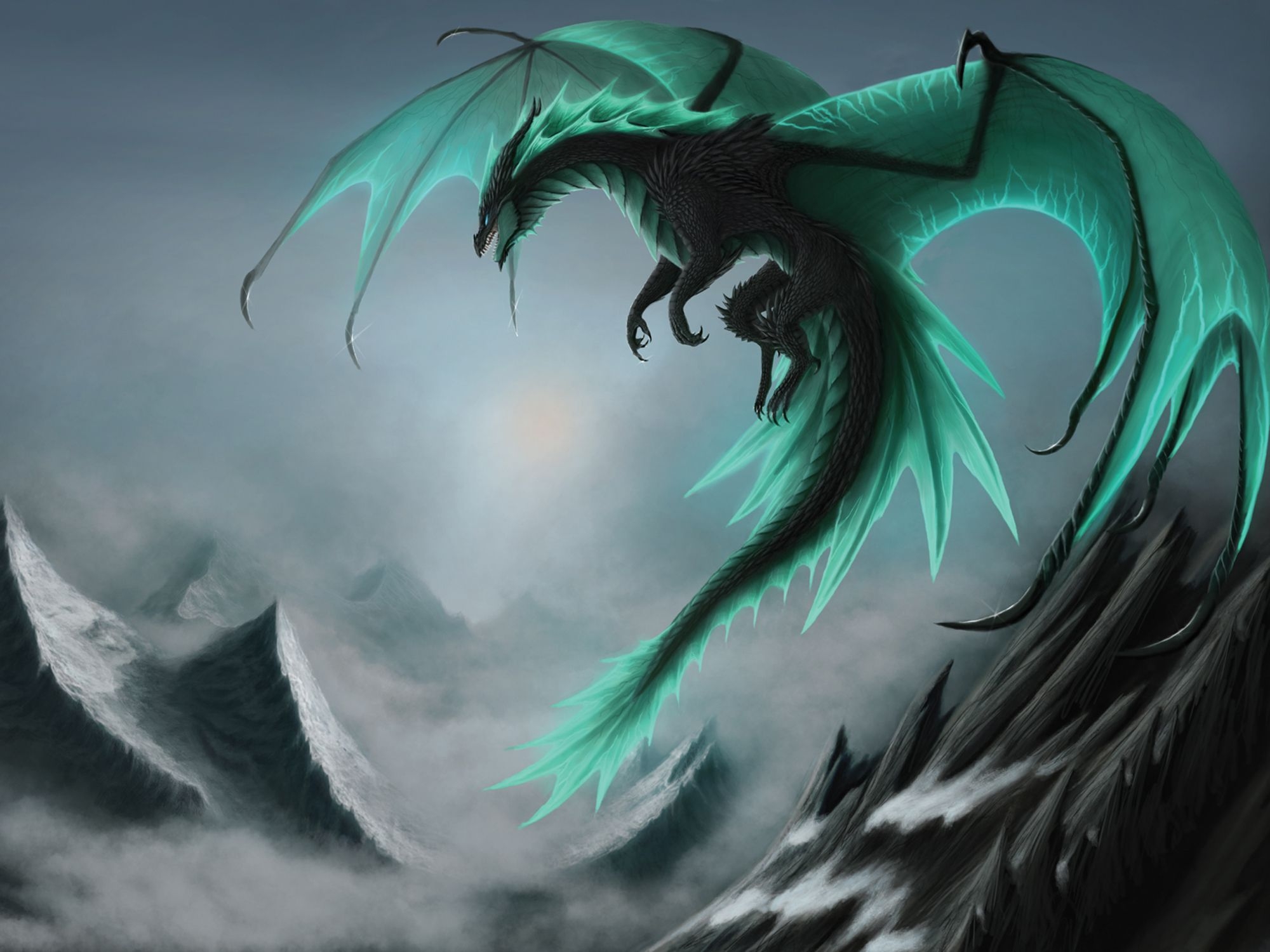 2000x1500 dragons, Wings, Fantasy, Dragon Wallpaper HD / Desktop and Mobile Background, Desktop