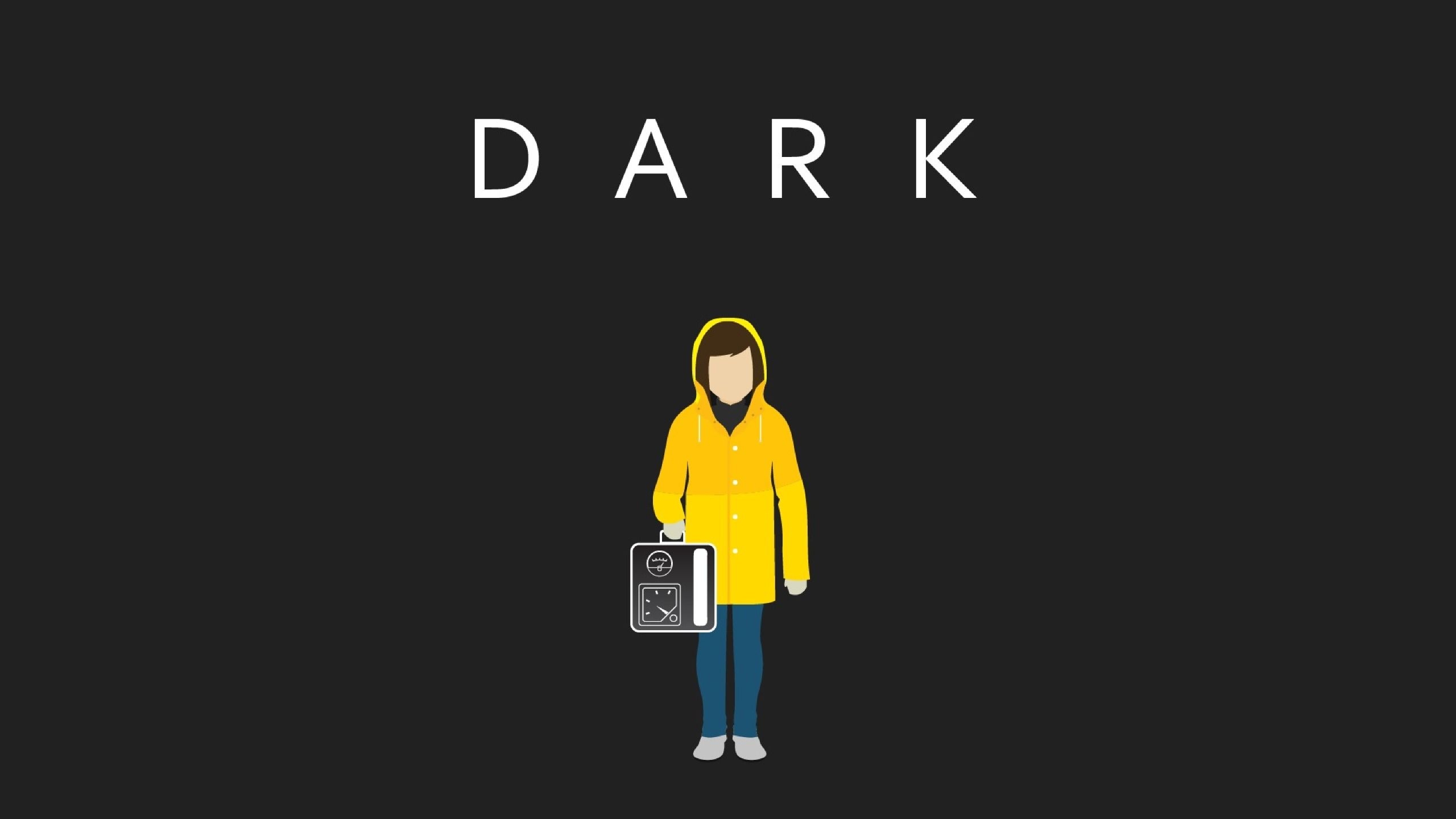 2560x1440 Dark Netflix TV Show Minimal Poster 1440P Resolution, Desktop