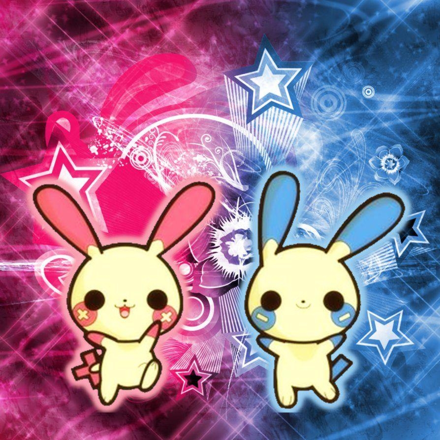 900x900 ipad Wallpaper Plusle and Minun, Phone