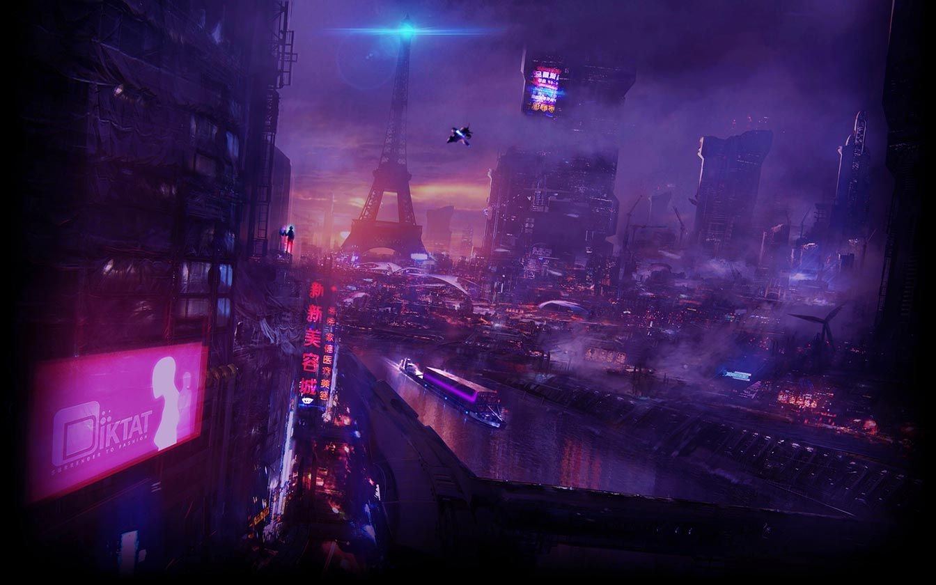 1350x840 Cyberpunk Neo Paris Live Wallpaper Engine. Live wallpaper, Glitch wallpaper, Computer wallpaper desktop wallpaper, Desktop