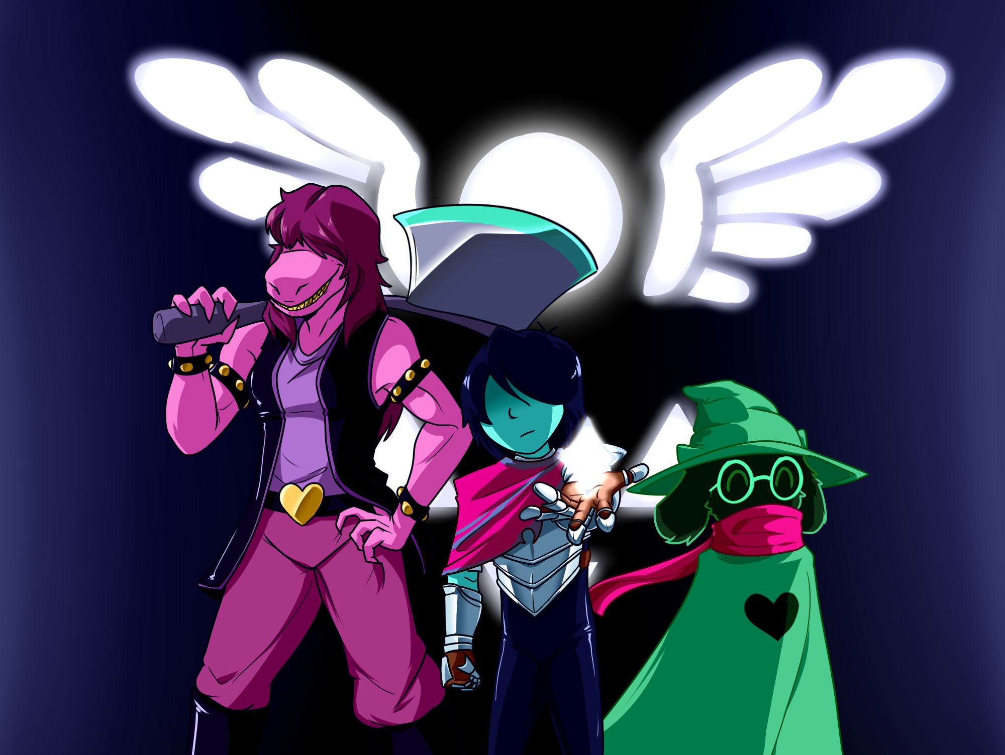 2000x1510 Ralsei (deltarune), Susie (deltarune), Kris (deltarune), Deltarune wallpaper. Mocah.org HD Wallpaper, Desktop