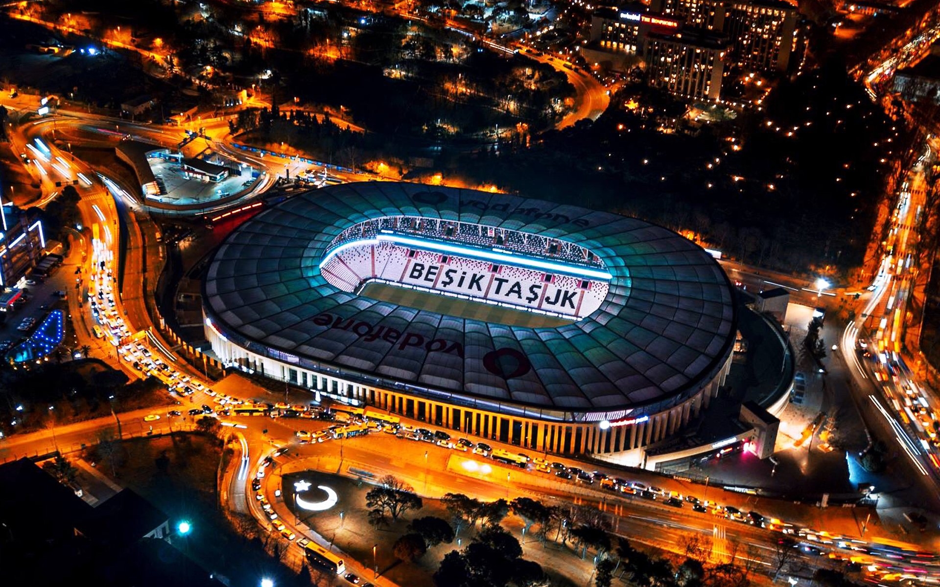 1920x1200 Vodafone Park, Besiktas Stadium, Istanbul, Turkey, Vodafone Park HD Wallpaper, Desktop