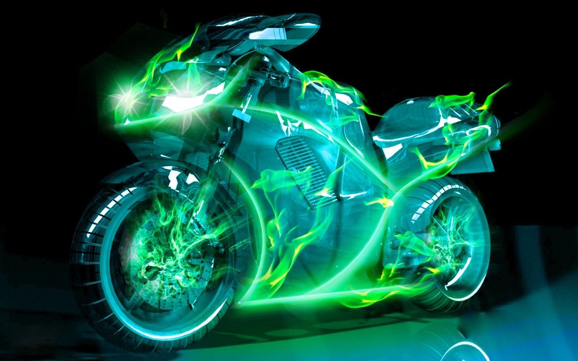 1920x1200 Neon Bike Wallpaper Free Neon Bike Background, Desktop