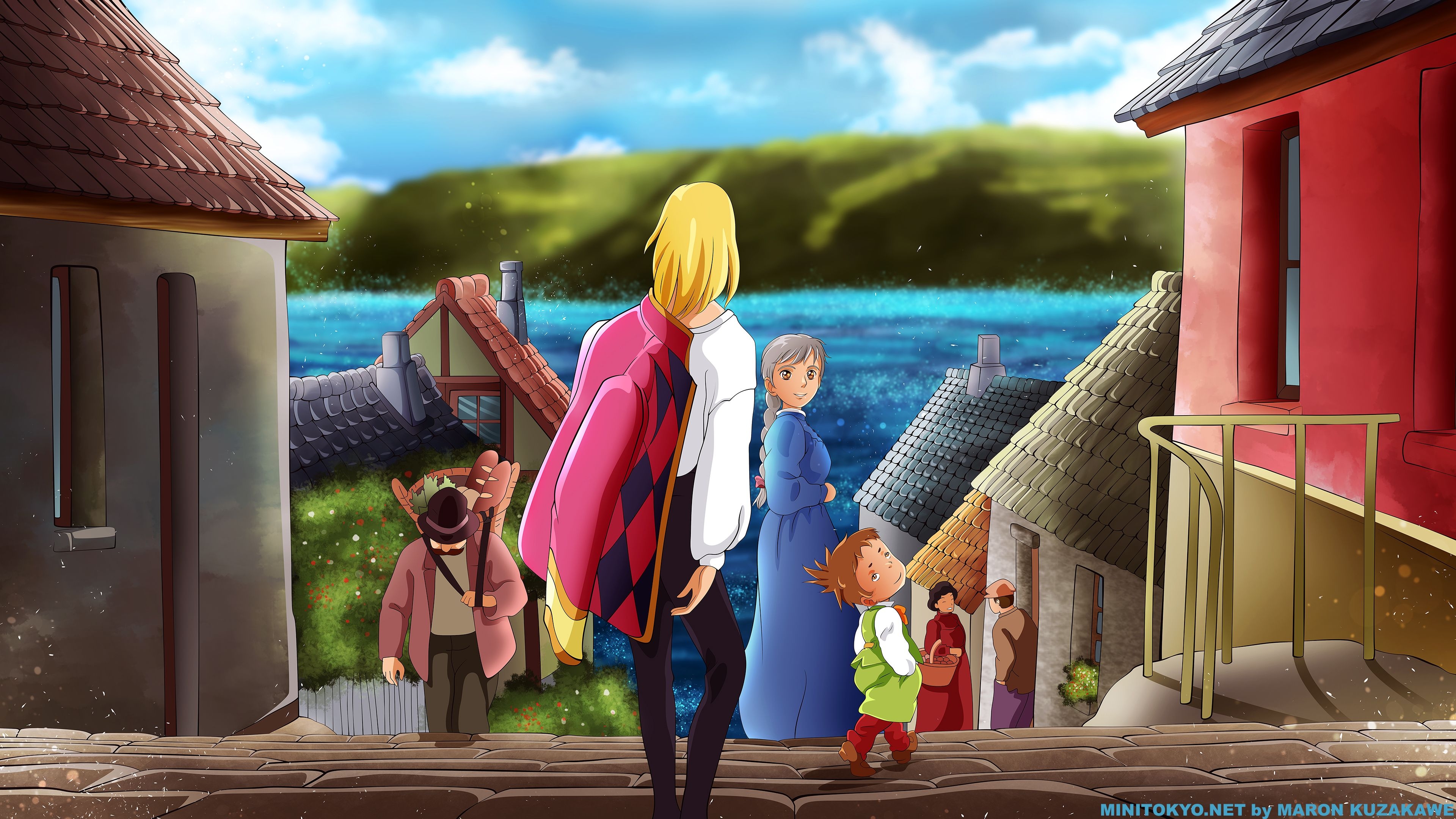 3840x2160 Howl's Moving Castle and Scan Gallery, Desktop