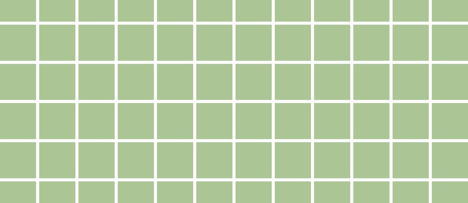 1500x660 Grid Pattern Sage Green 2 Coffee Mug, Dual Screen