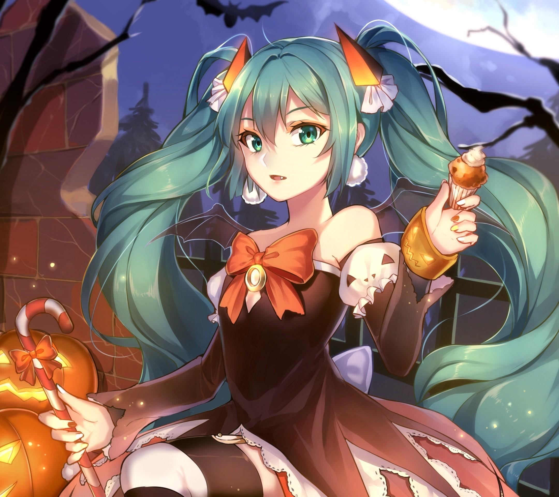 2160x1920 Halloween Anime Wallpaper, Desktop