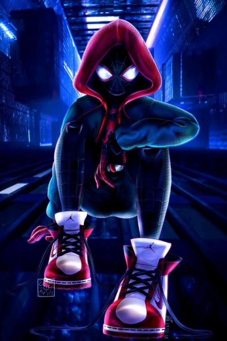 740x1110 Descarga los mejores Wallpaper de Spiderman de Miles Morales, Phone