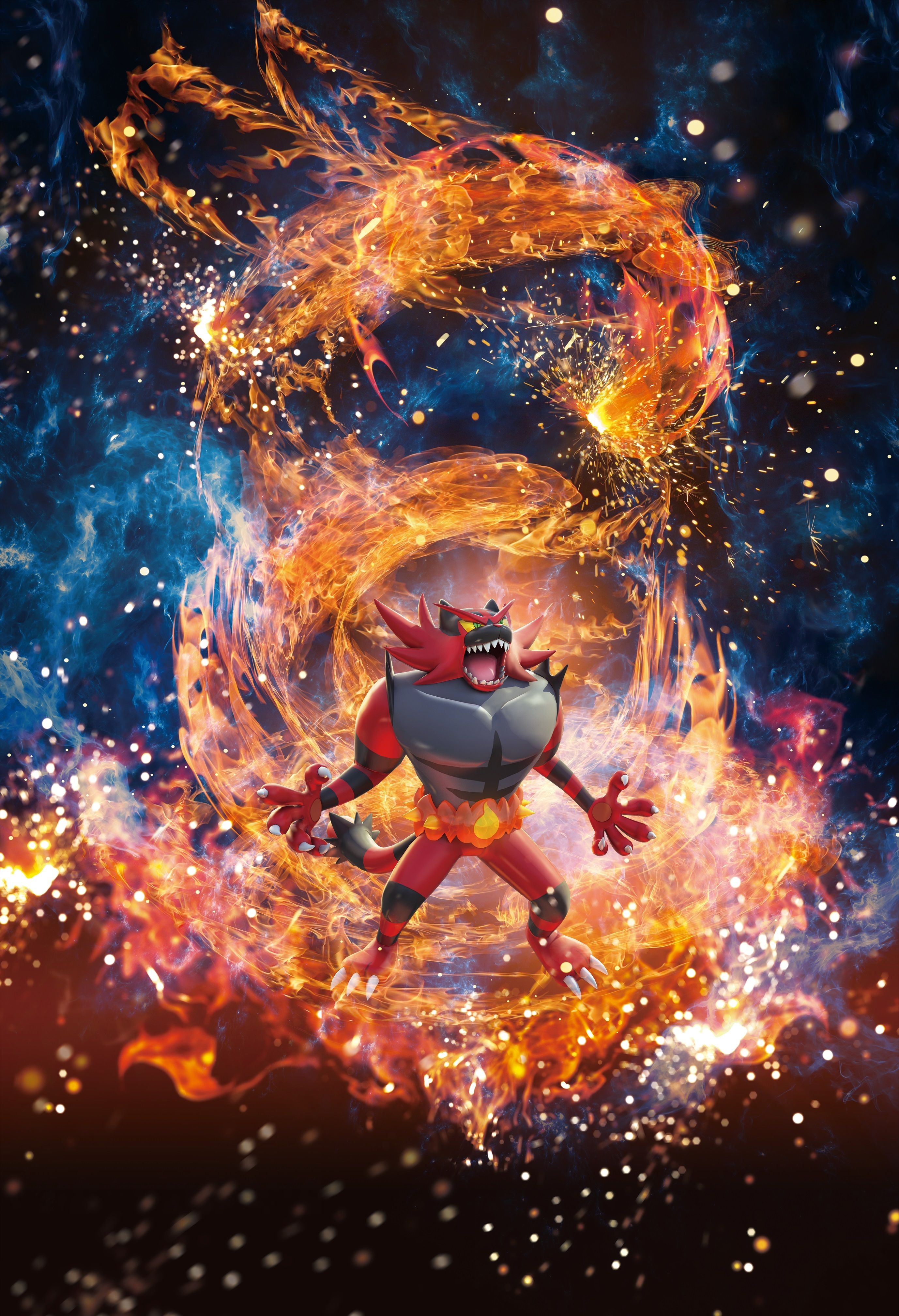 2760x4040 Incineroar (alt) Pokemon TCG Sun and. Pokémon, Phone