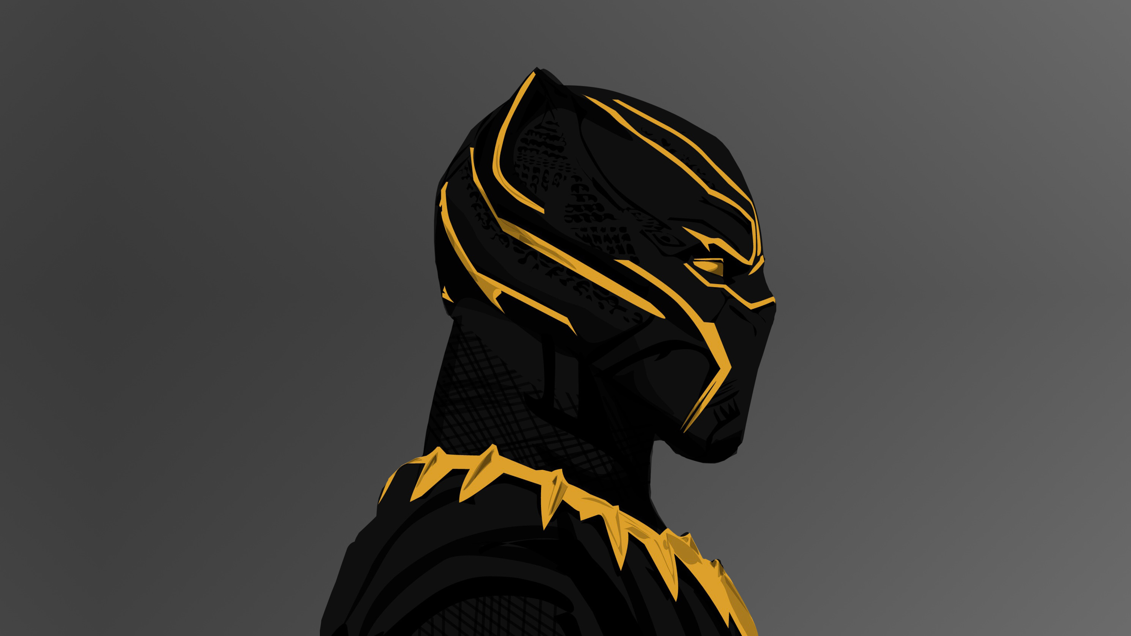 3840x2160 Erik Killmonger Minimalist 4K UHD 16:9  Wallpaper, Desktop