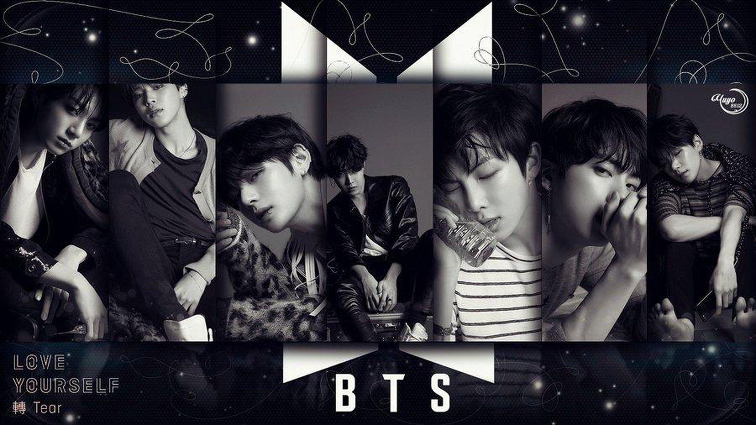 2560x1440 Kpop BTS Logo Desktop Wallpaper Free Kpop BTS Logo, Desktop